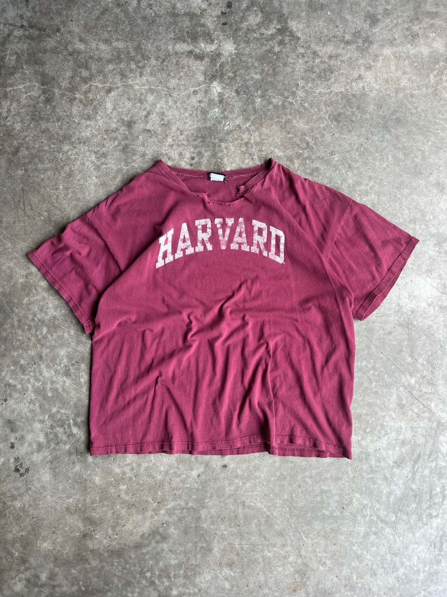 Vintage Thrashed Harvard Shirt - XL