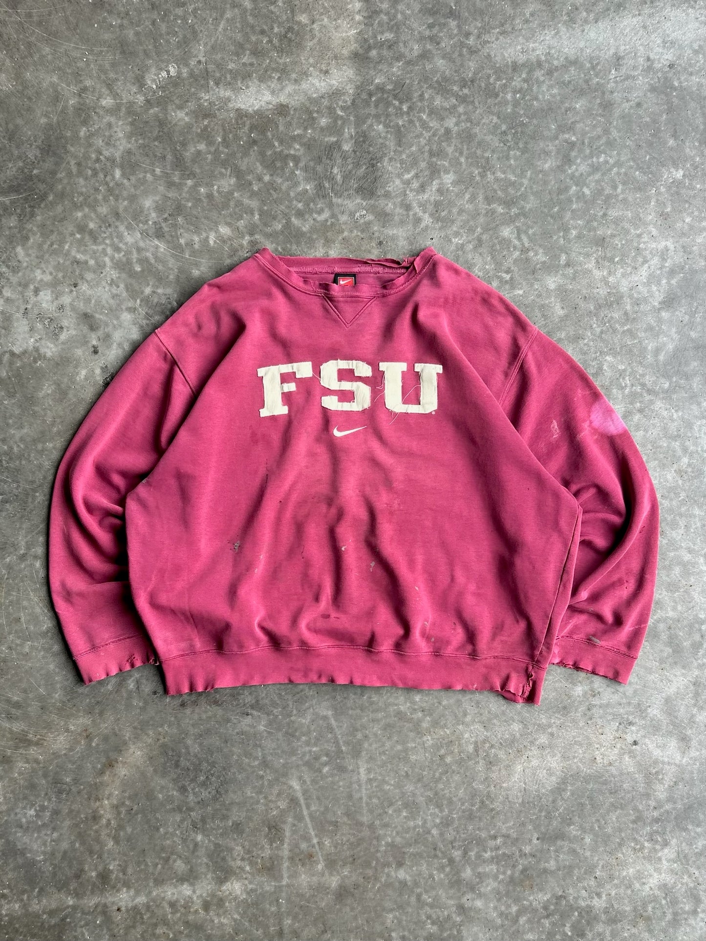 Vintage Maroon Nike FSU Crew - XL