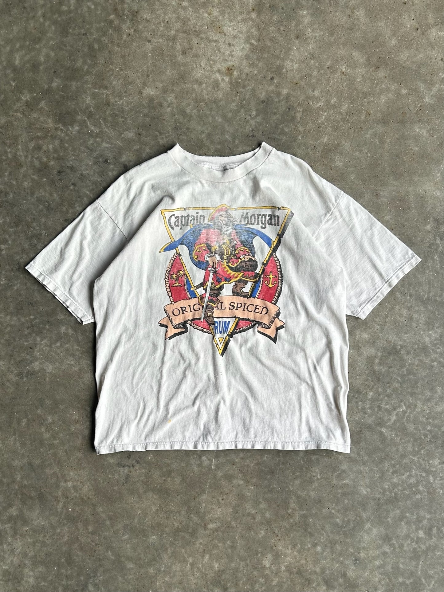 Vintage Faded Captain Morgan’s Spiced Rum Tee - XL