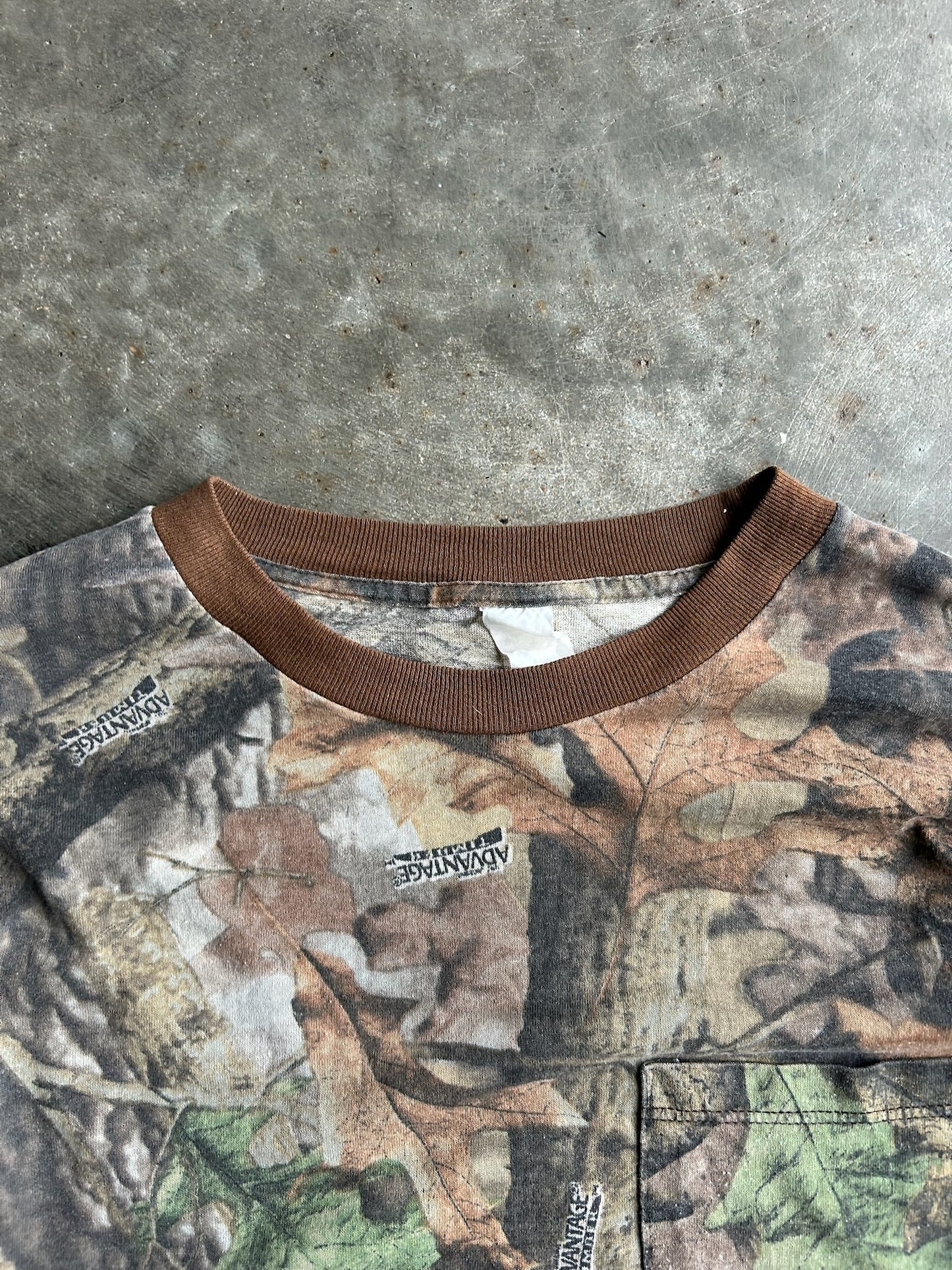 Vintage Advantage Camo Long Sleeve Shirt - M