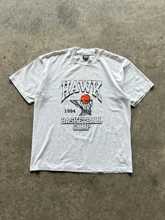 Vintage Single Stitch ‘94 Hawk Basketball Camp Shirt - XL