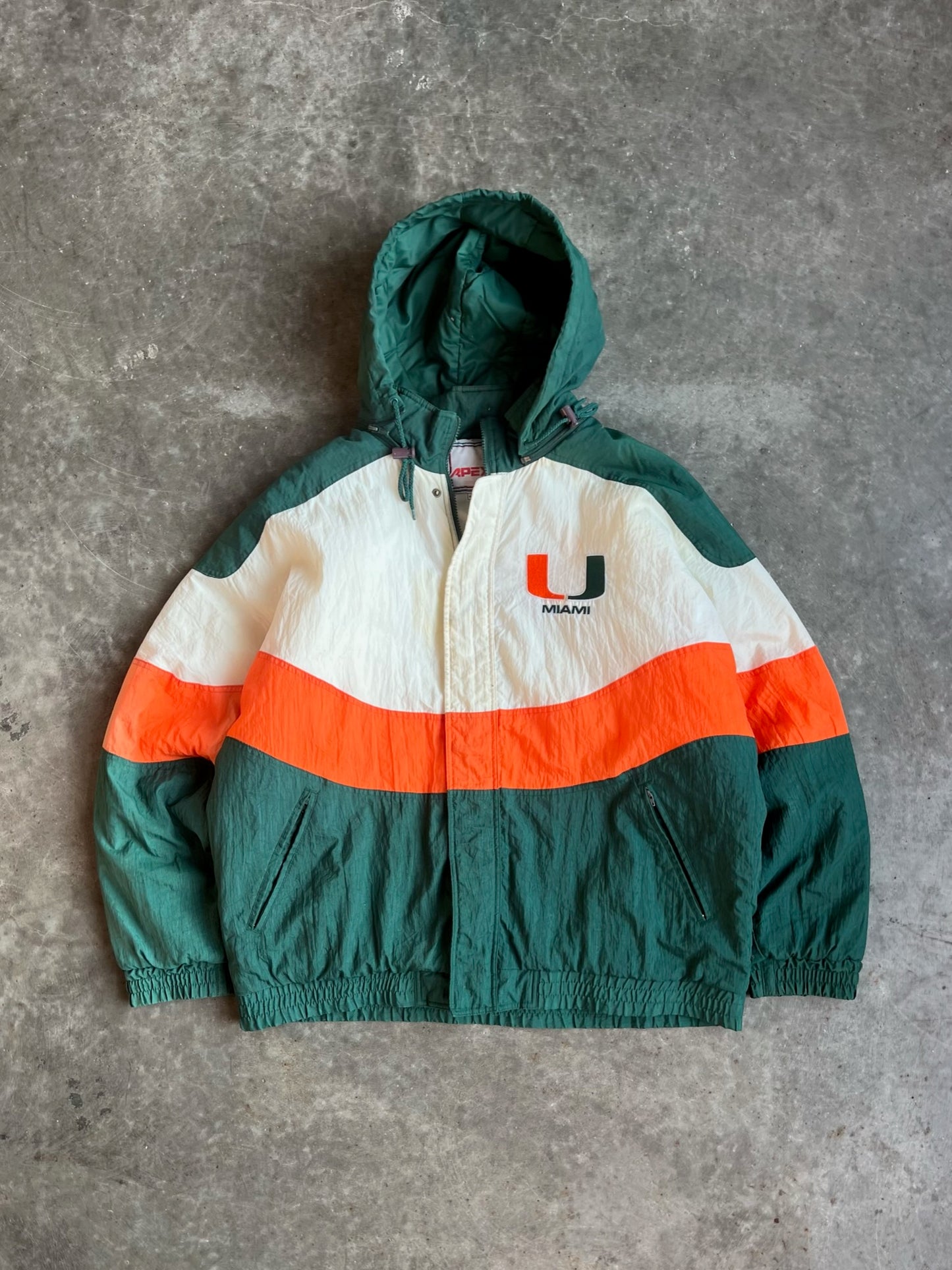 Vintage University Of Miami Jacket - XL