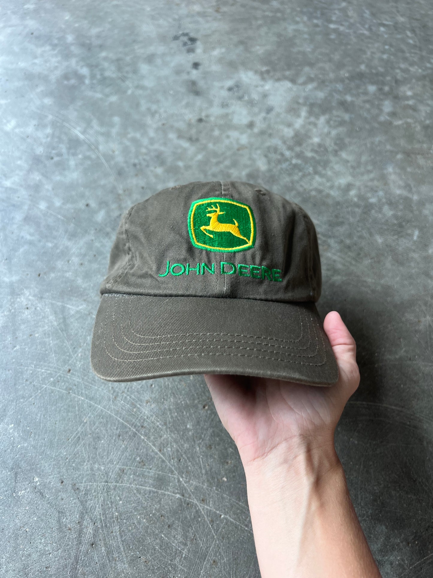 Vintage John Deere Strapback Hat