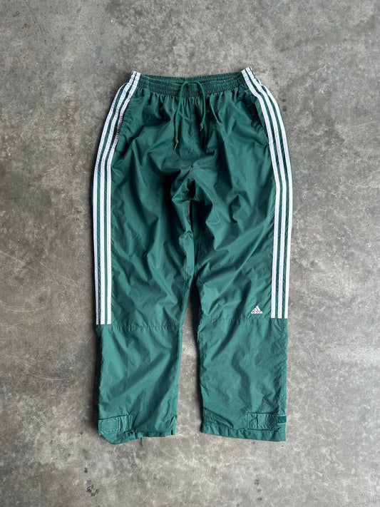 Vintage Green Adidas Track Pants - L