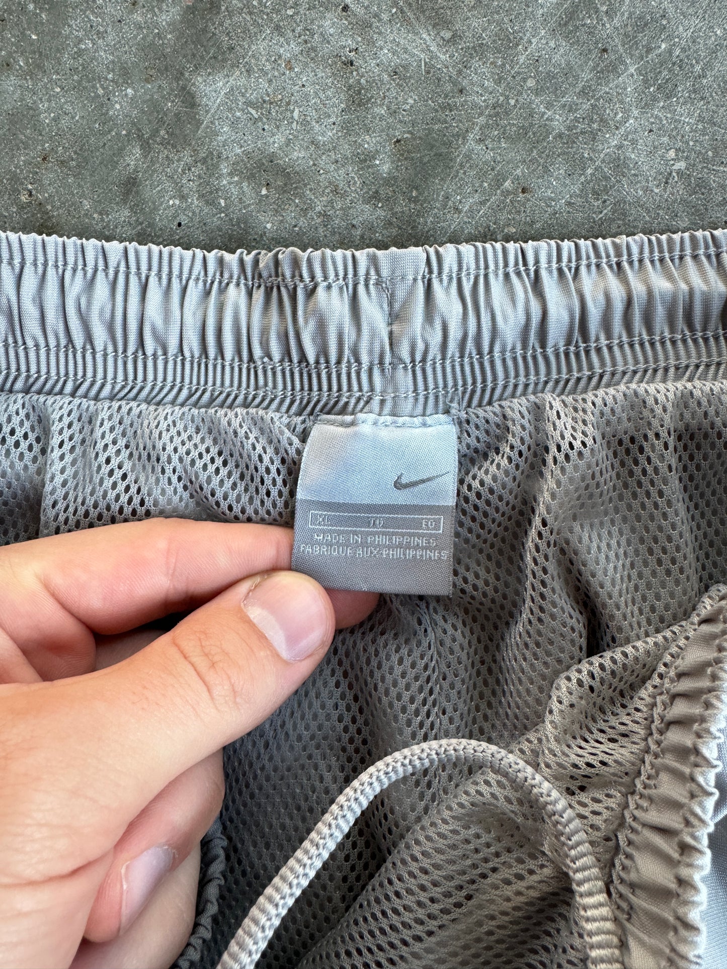 Vintage Grey Nike Track Pants - XL