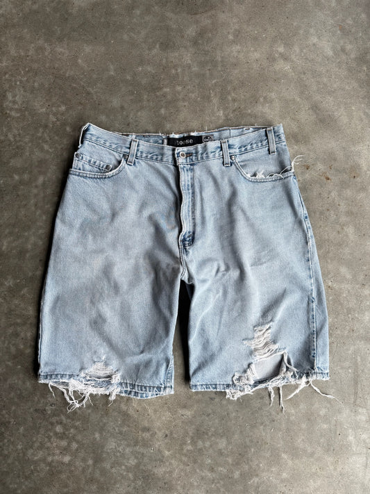 Vintage Levi’s SilverTab Distressed Denim Shorts - 34