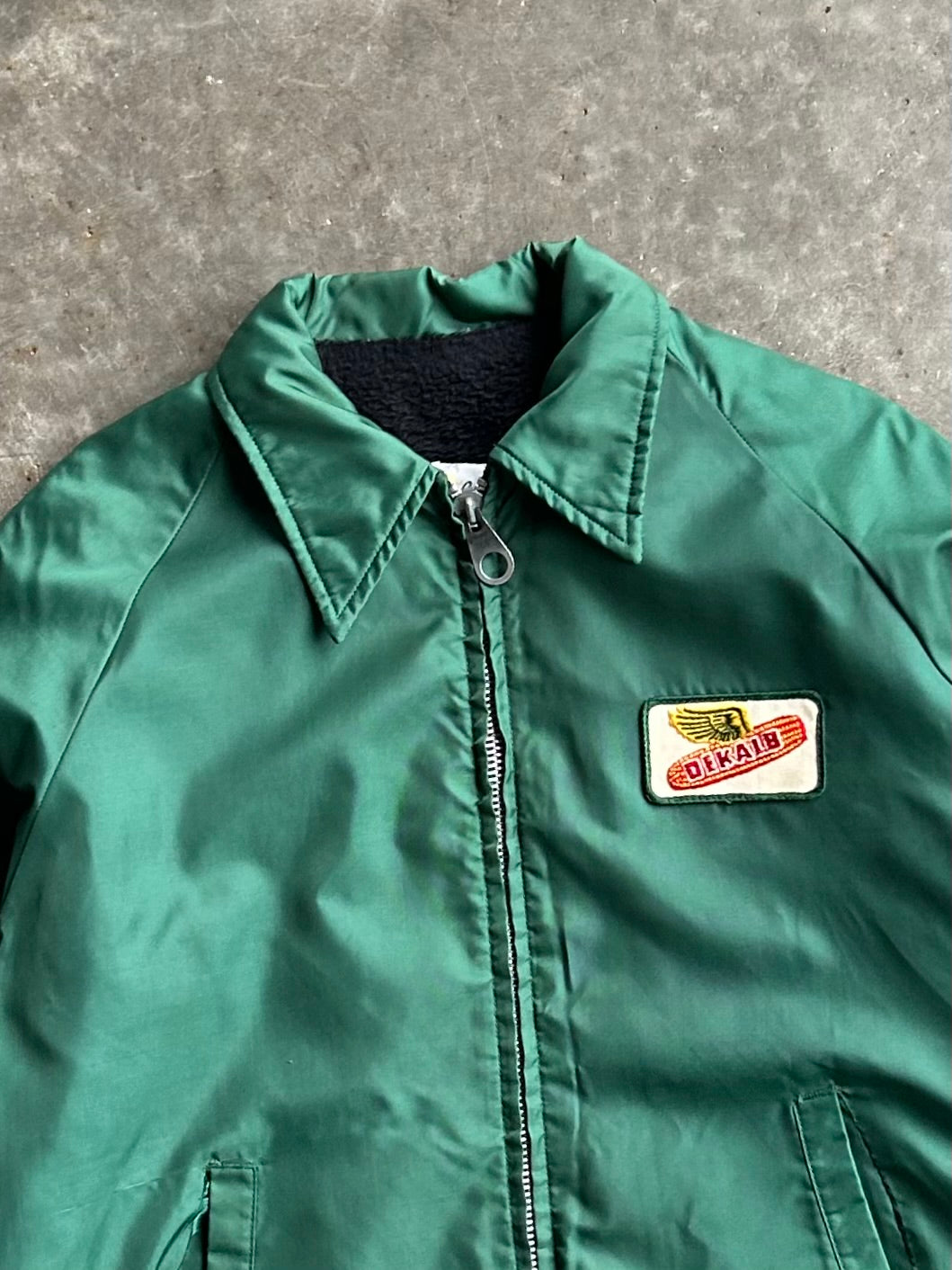 Vintage Green Dekalb Jacket - L