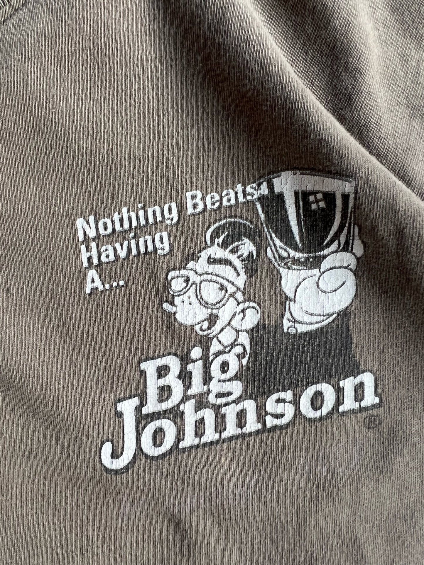 Vintage Brown Big Johnson Shirt - XL