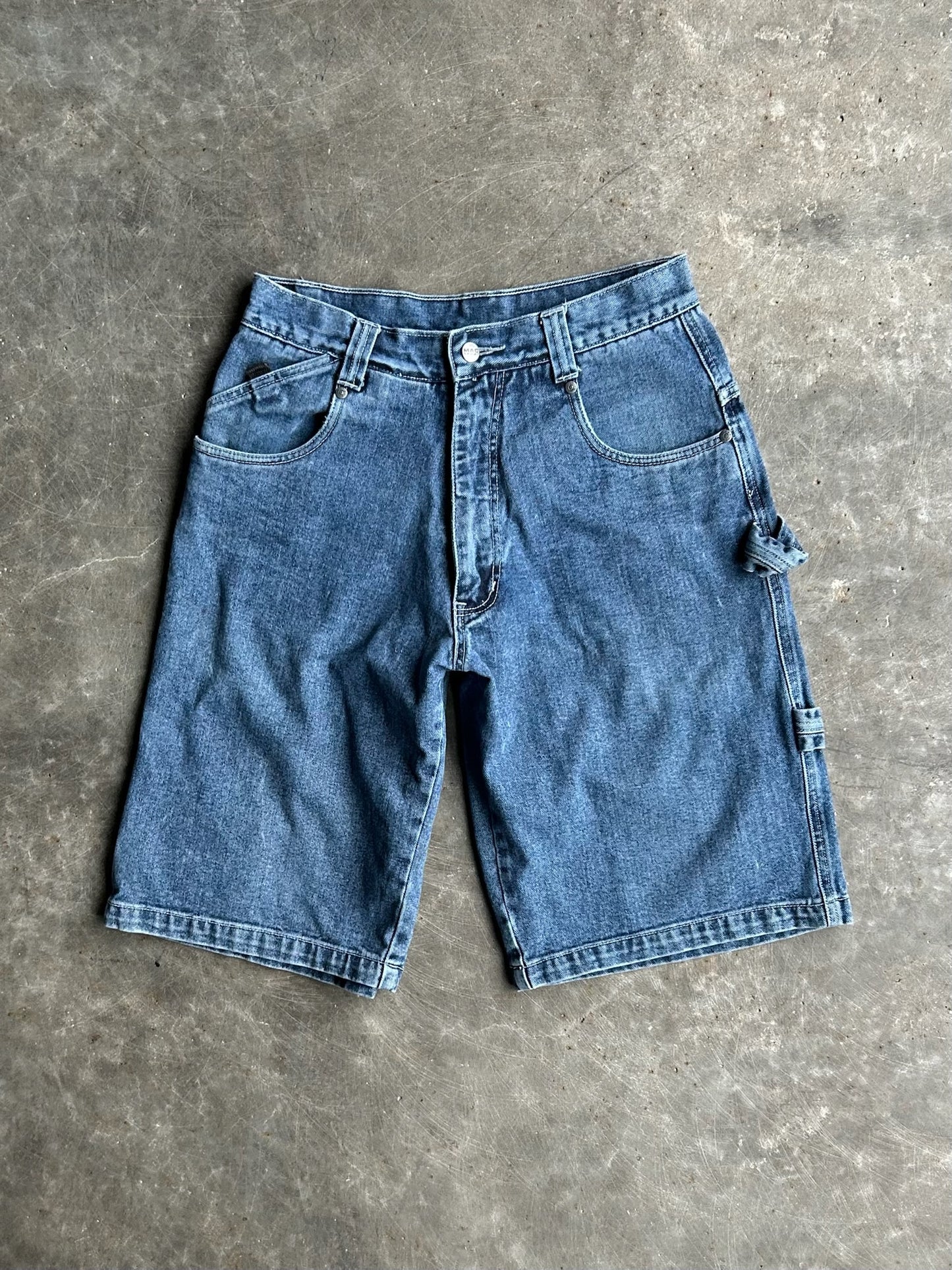 Vintage Medium Wash Mac Sport Carpenter Denim Shorts - 31