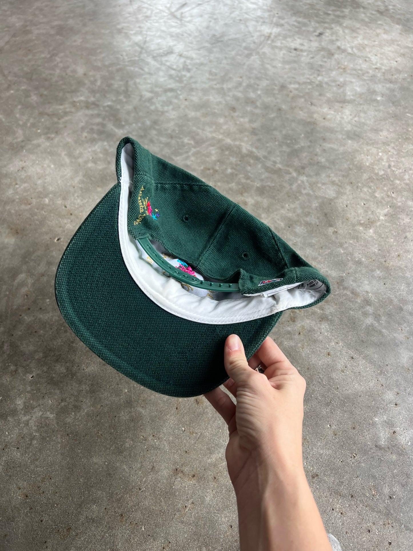 Vintage Green 1996 Atlanta Olympics Snapback Hat