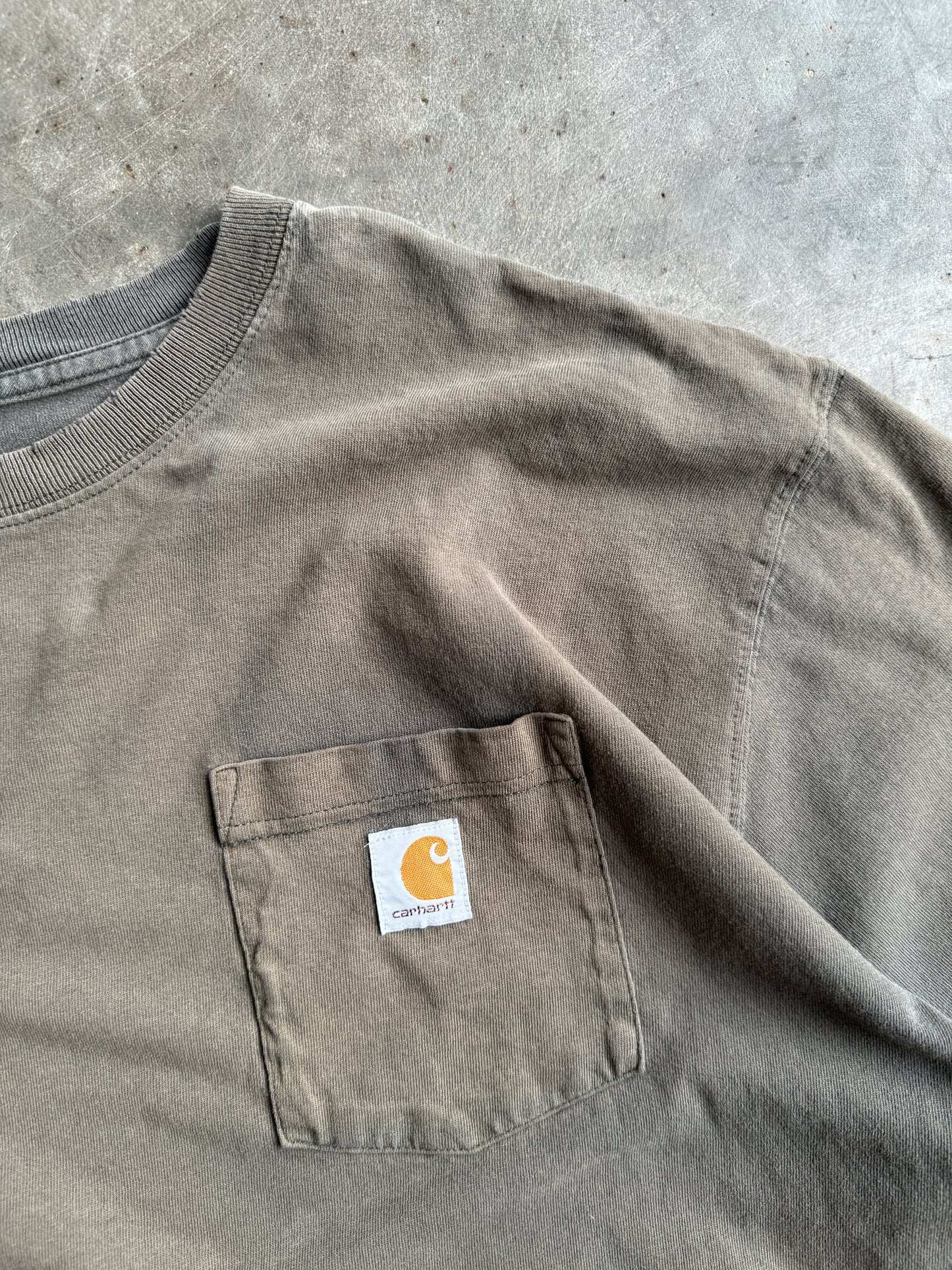 Vintage Carhartt Faded Brown Shirt - XL