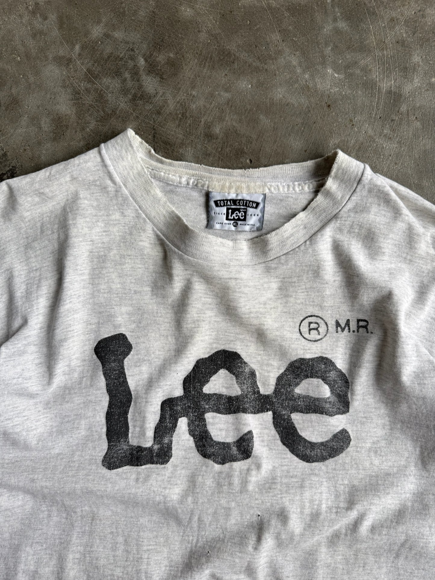 Vintage Heather Grey Lee Shirt - XL