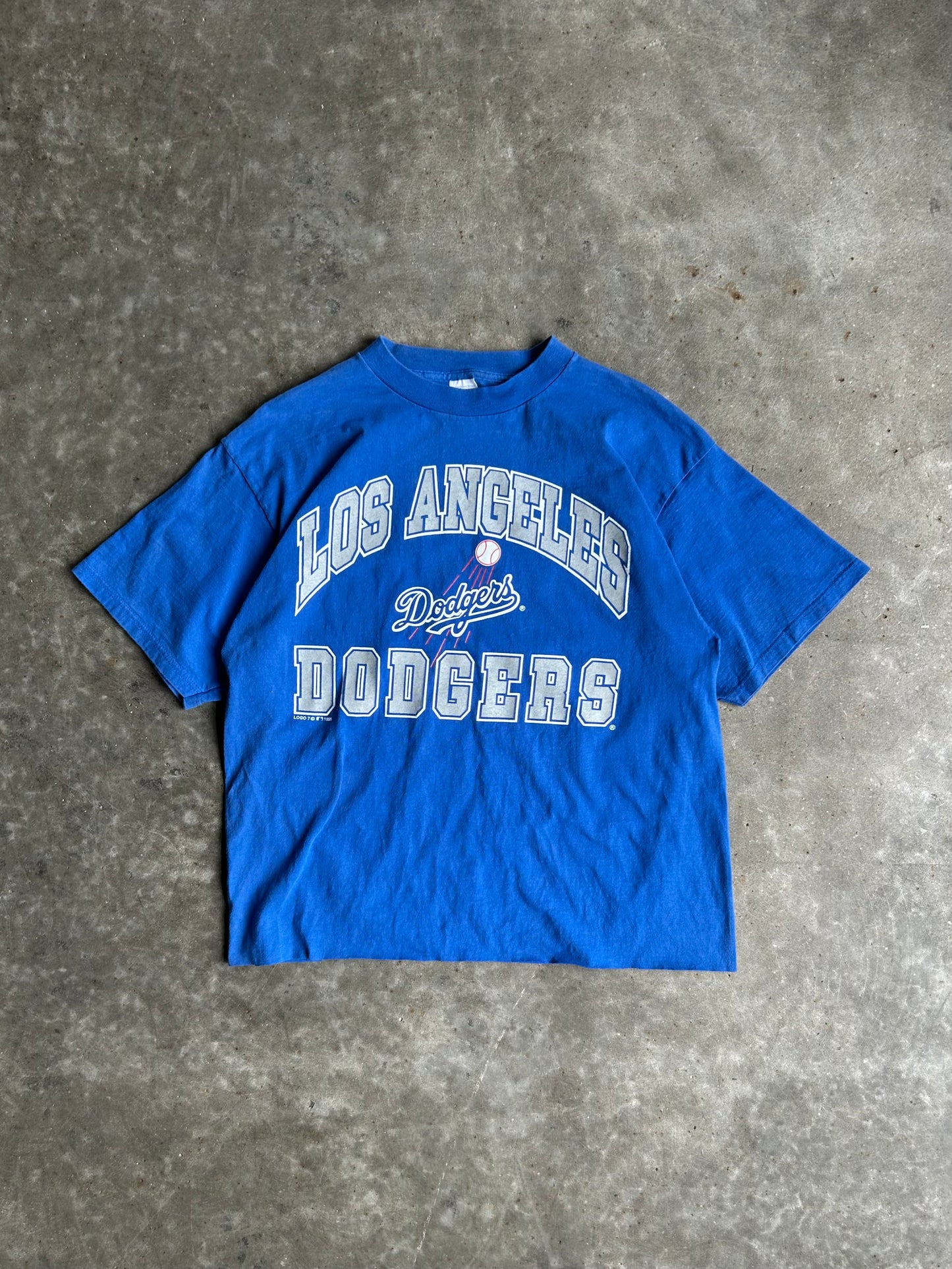 Vintage Blue LA Dodgers Tee - XL