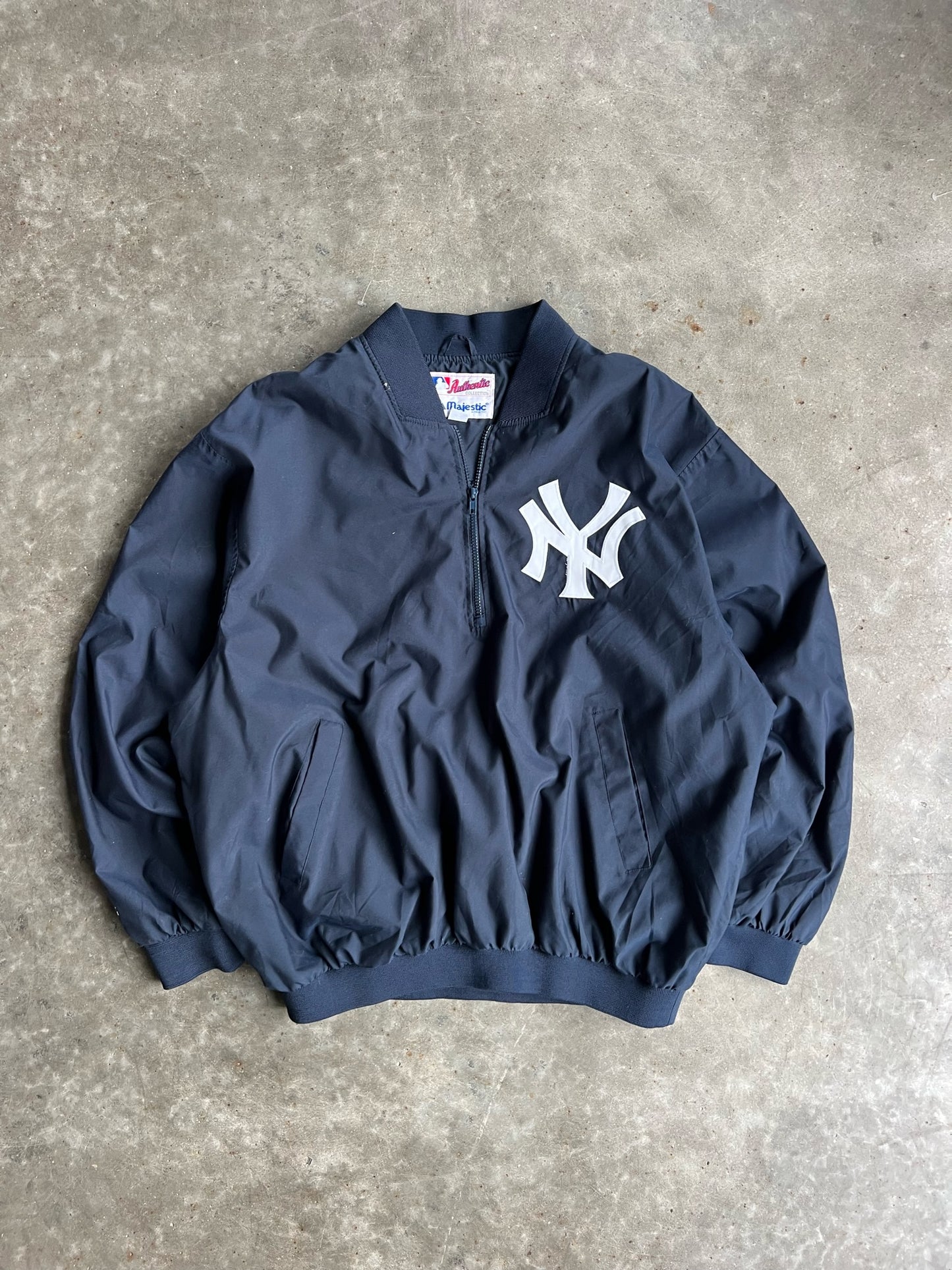 Vintage MLB Navy Yankees Jacket - XL