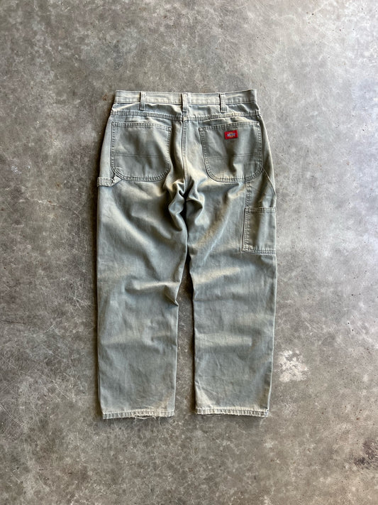 Vintage Army Green Dickies Carpenter Pants - 34