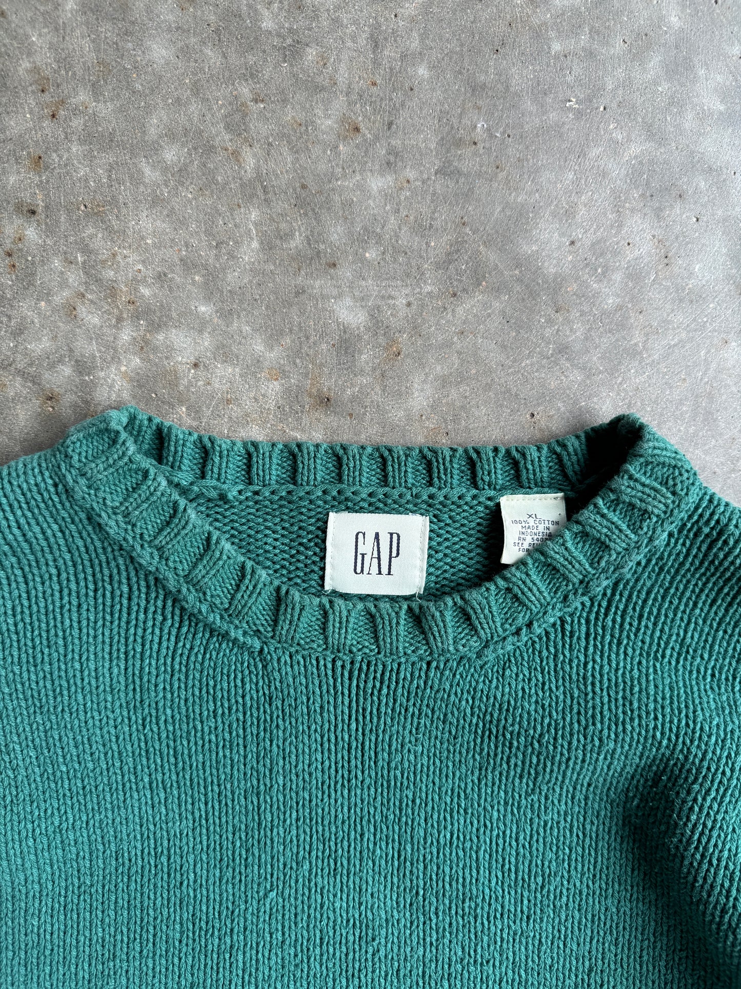 Vintage Green GAP Sweater - XL