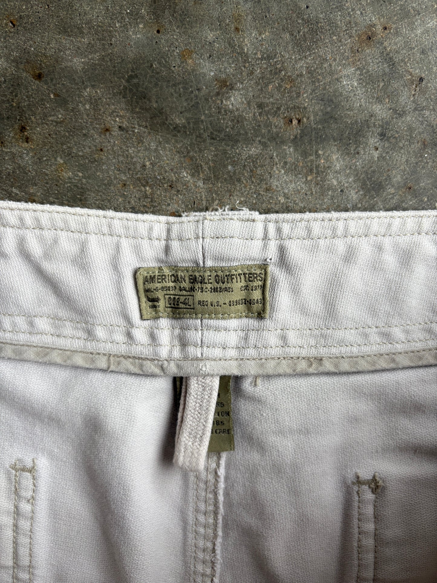 Vintage Low Rise Off White American Eagle Pants - 34