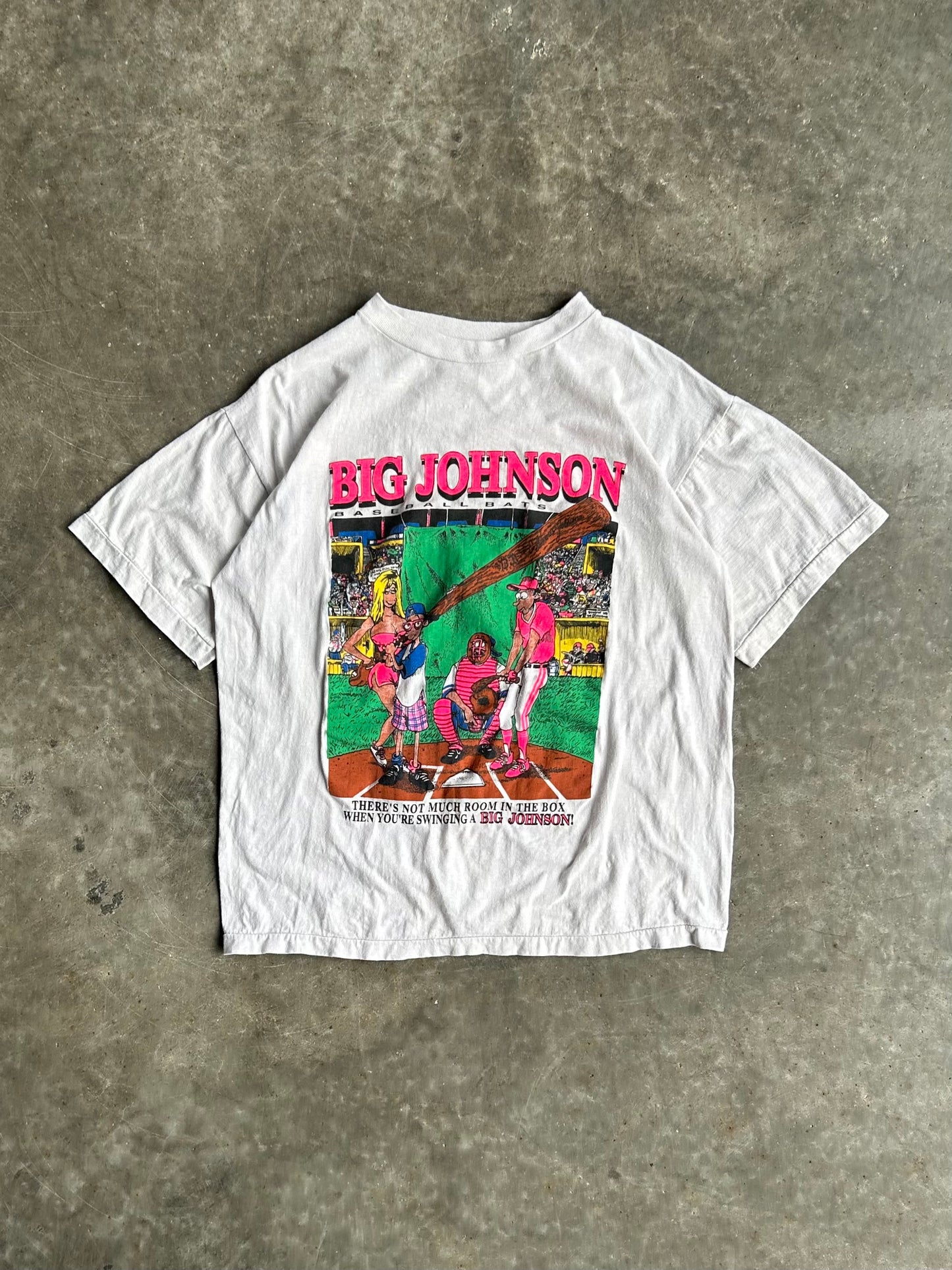 Vintage Big Johnson Baseball Tee - L