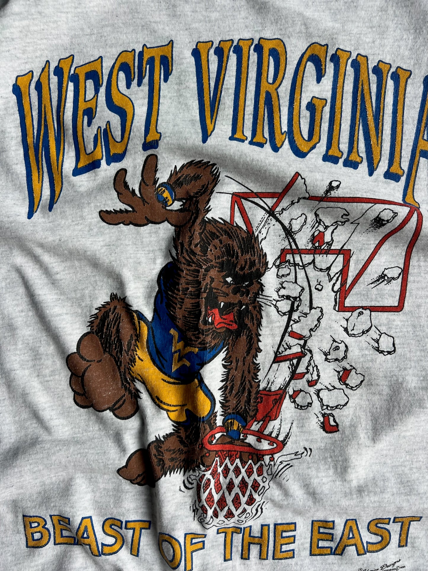 Vintage White Beast Of The East Shirt - XL