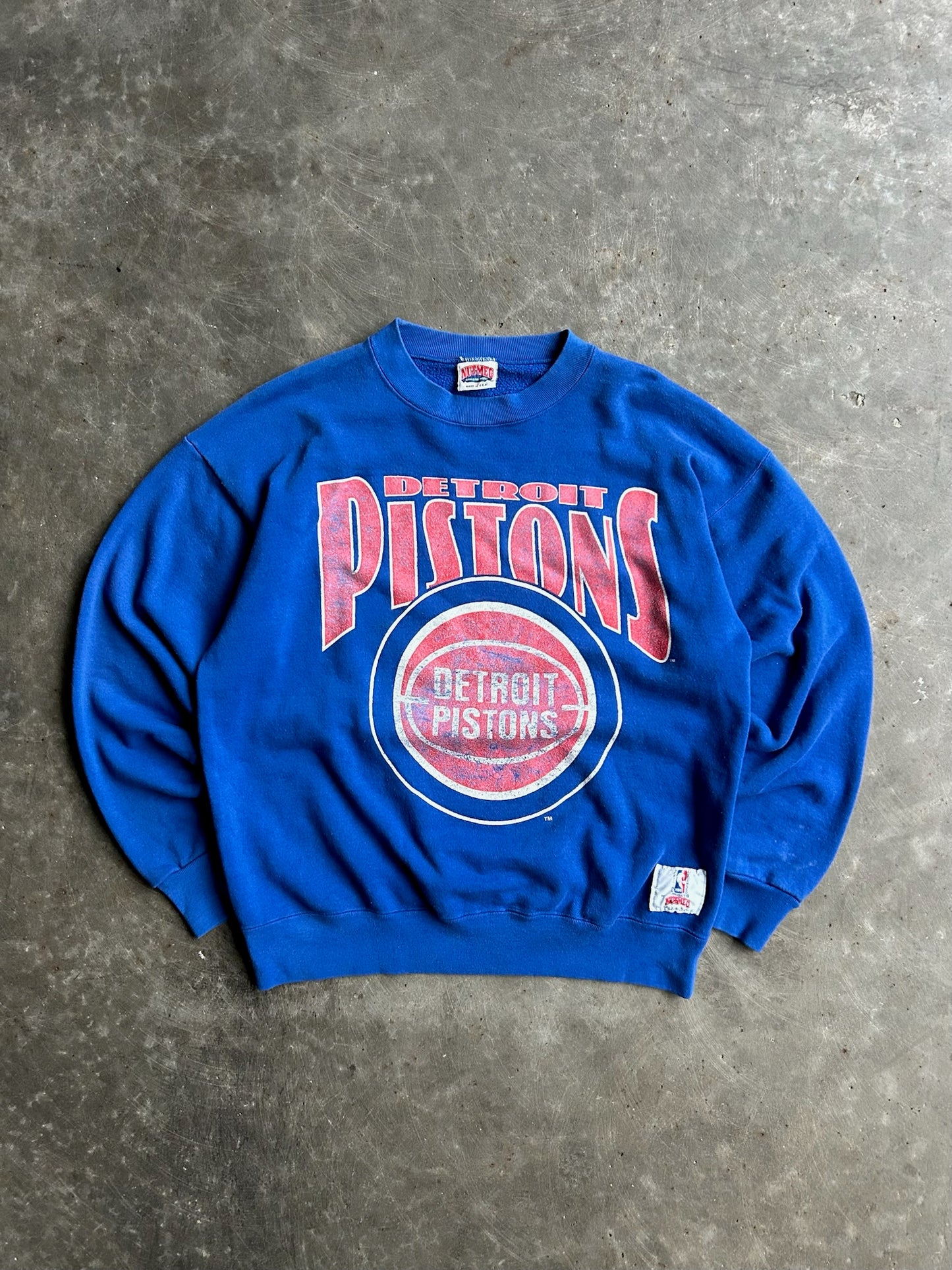 Vintage Detroit Pistons Crew - XL