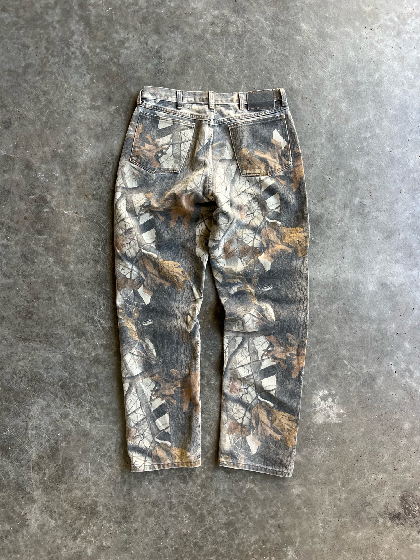 Vintage Faded Realtree Camo Pro Gear Pants - 32