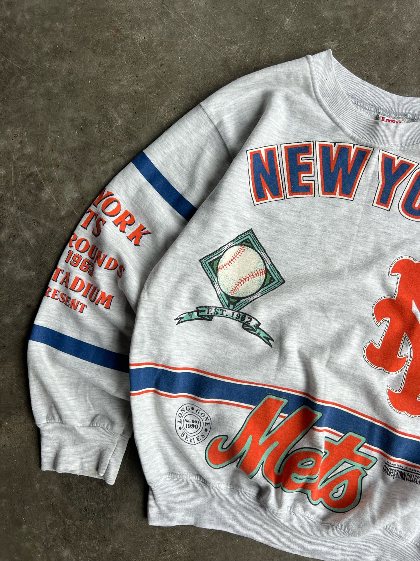 Vintage New York Mets Long Gone Crew - M