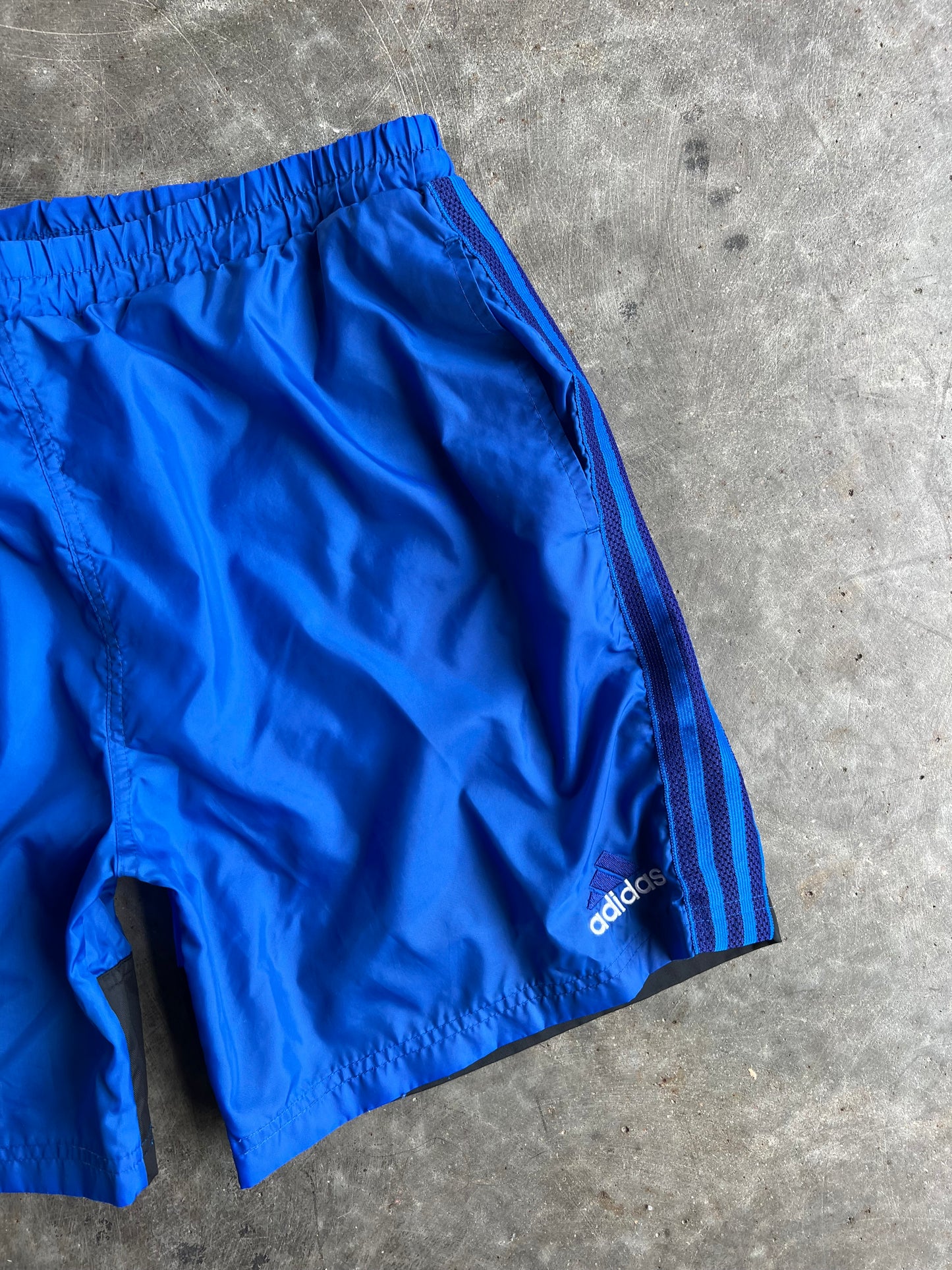 Vintage Blue Adidas Shorts - M