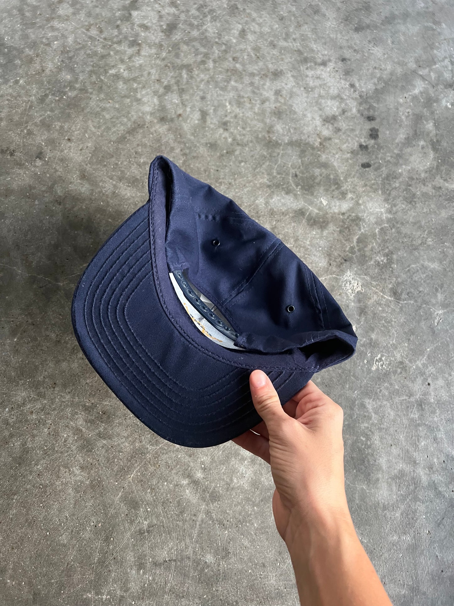 Vintage Navy Jeep SnapBack Hat