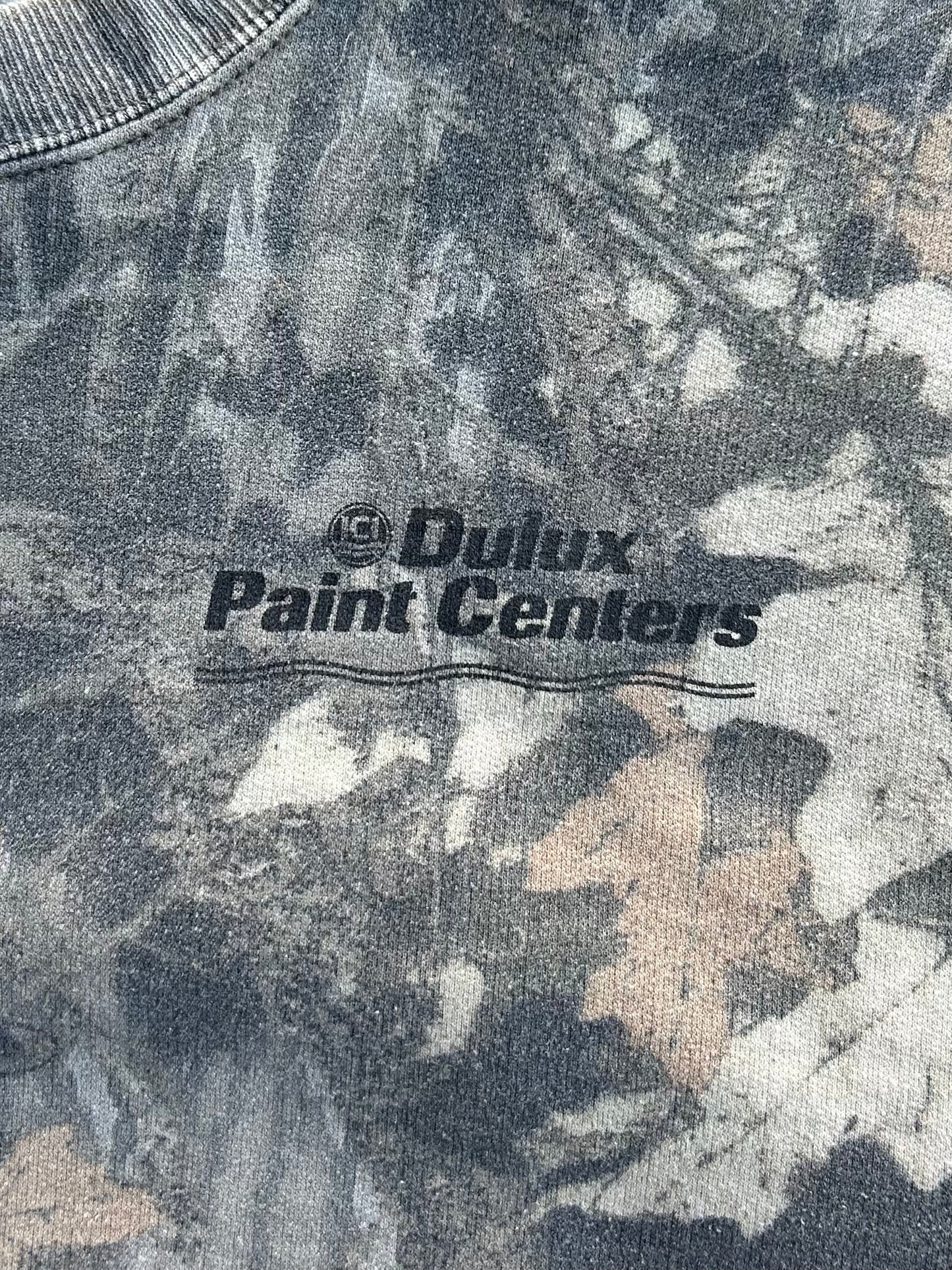 Vintage Dulex Paint Centers Jerzees Camo Crew - XXL