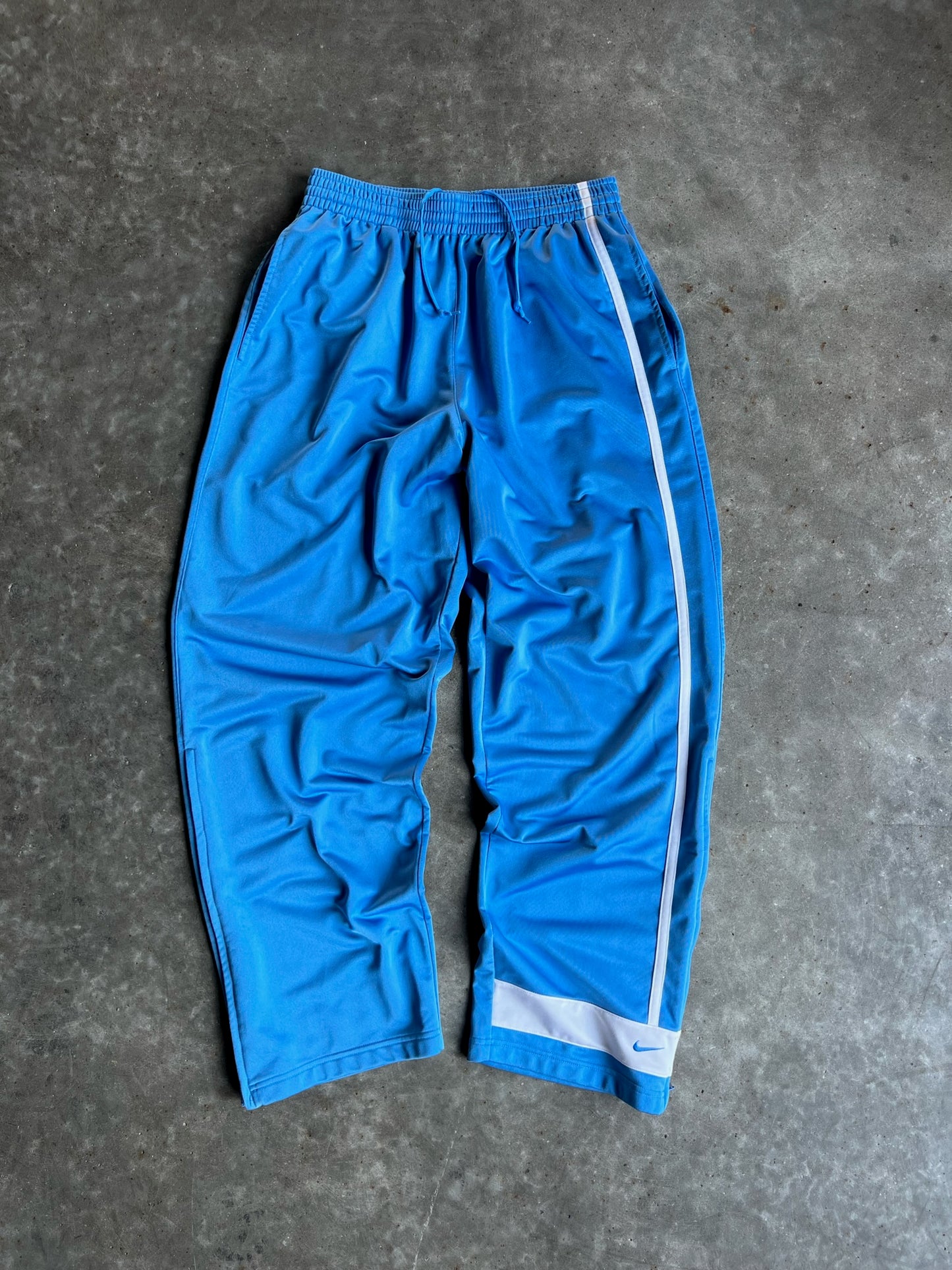 Vintage Baby Blue Nike Track Pants - L