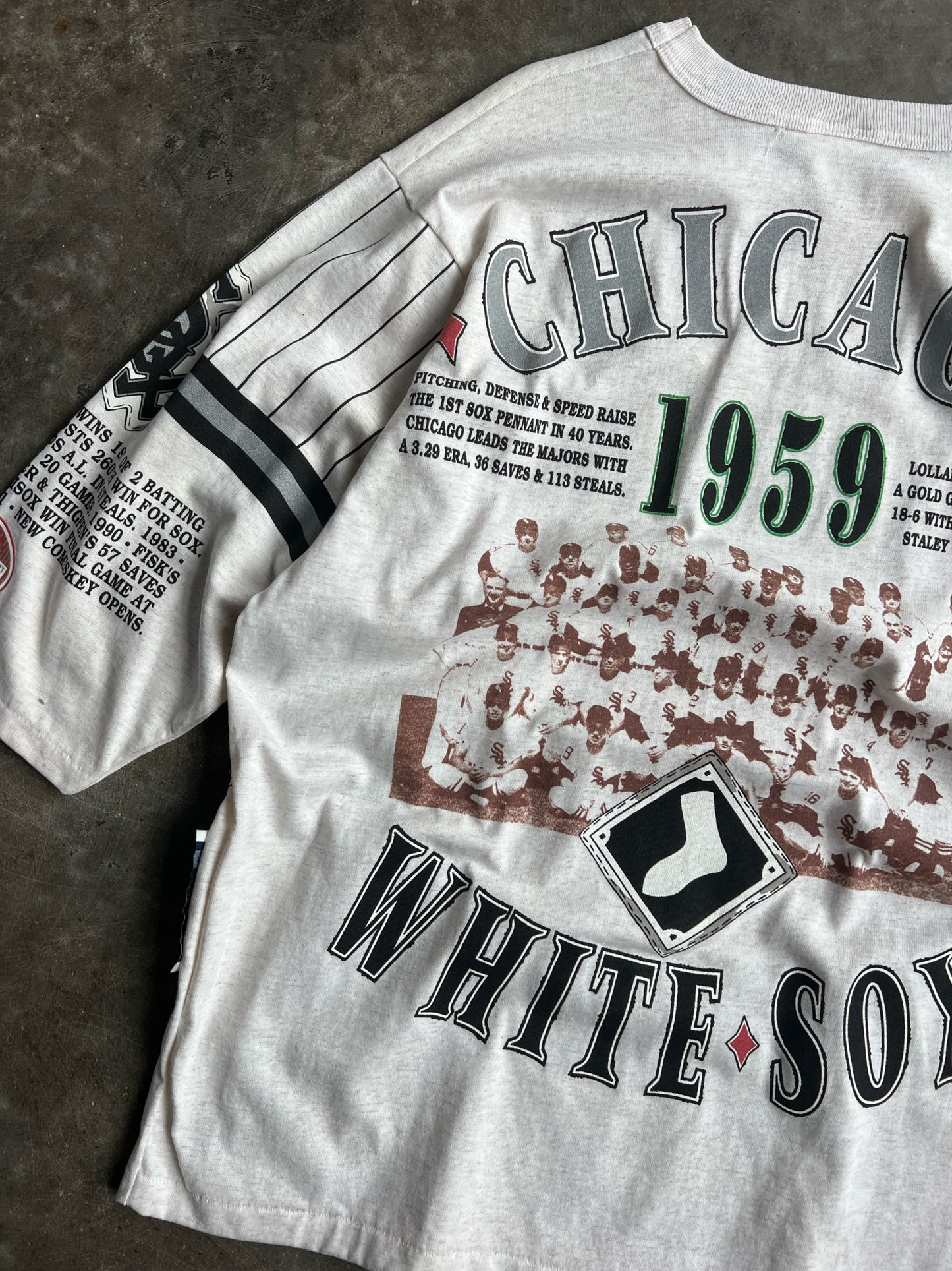 Vintage Chicago White Sox Single Stitch Long Gone Shirt - L