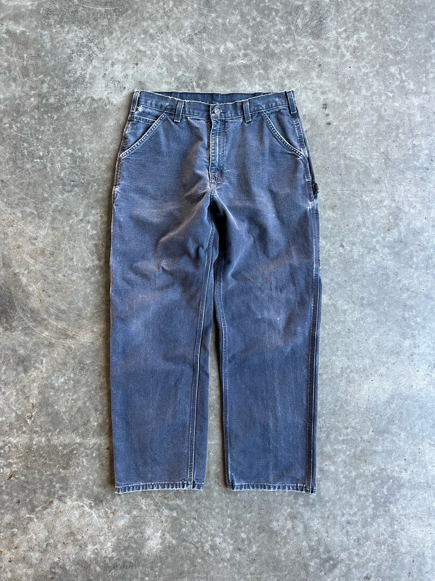 Vintage Navy Carhartt Carpenter Pants - 34