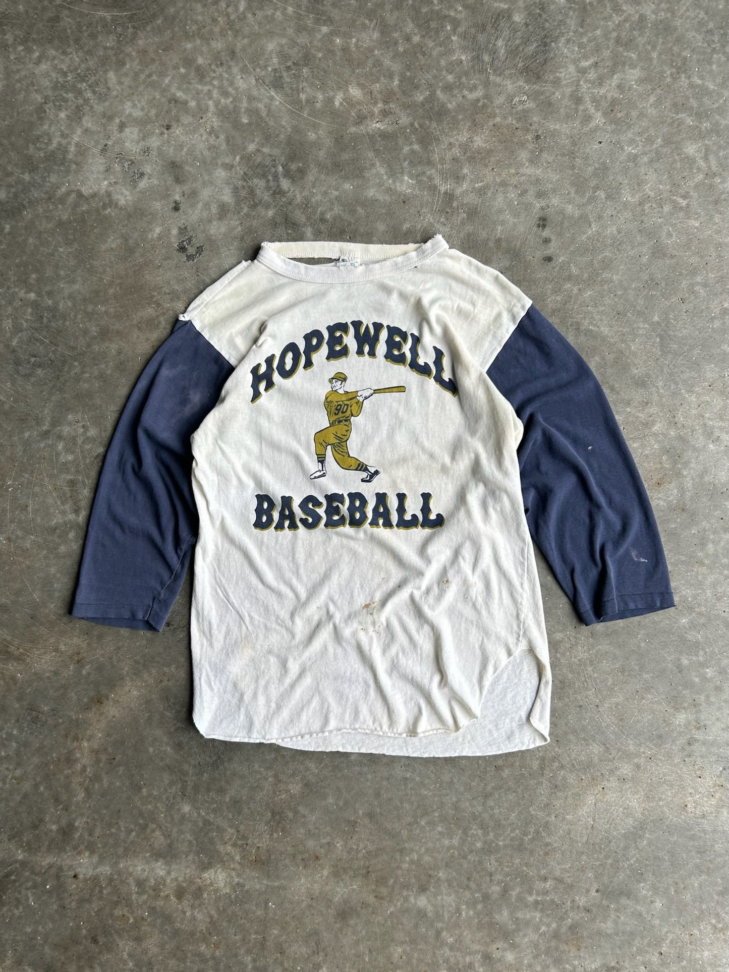 Vintage Hopewell Baseball 3/4 Sleeve Shirt - L