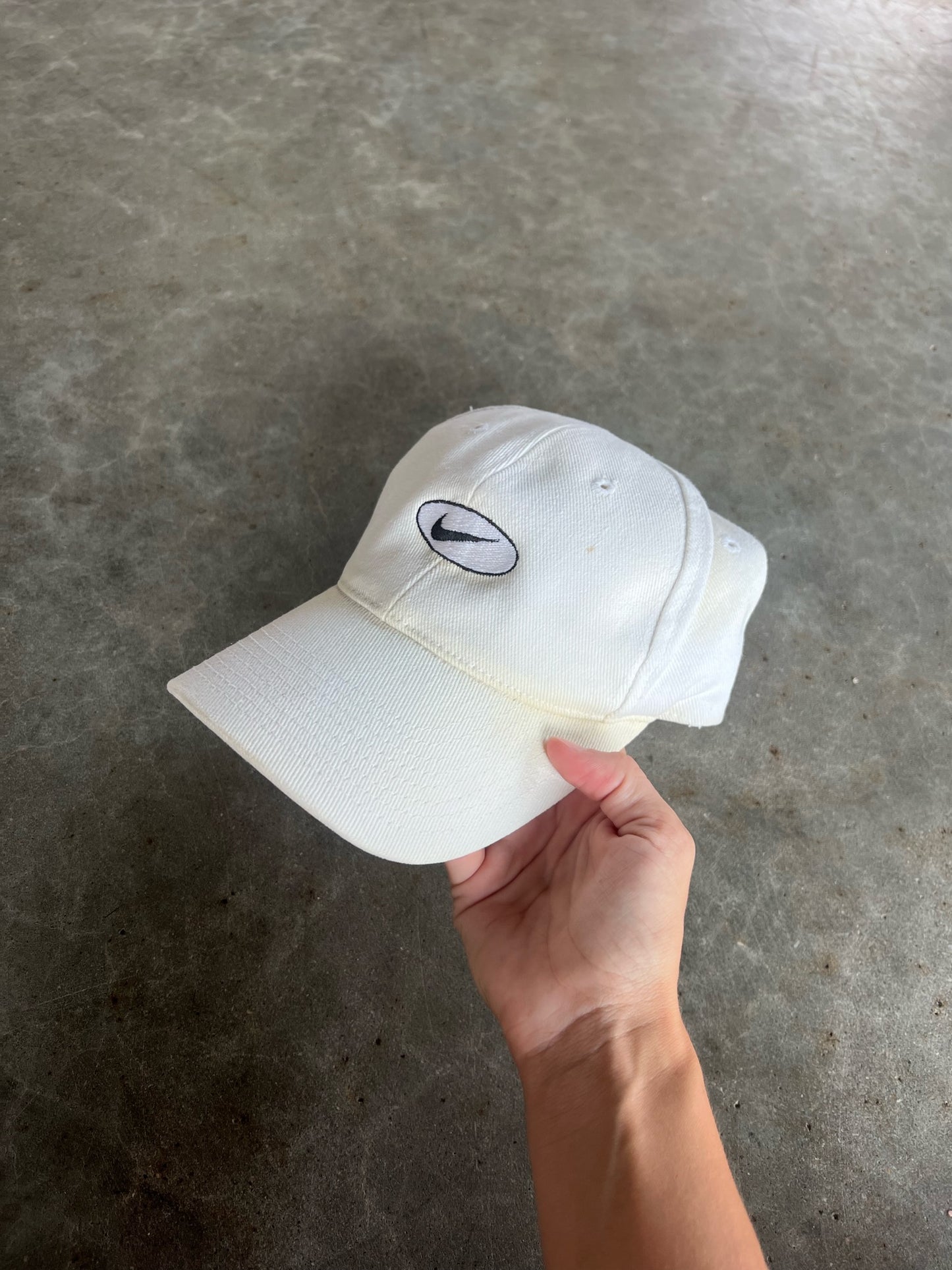 Vintage White Nike Strapback Hat