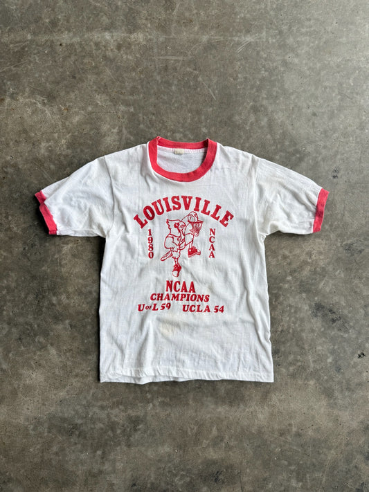 True Vintage Single Stitch Louisville Distressed Tee - M