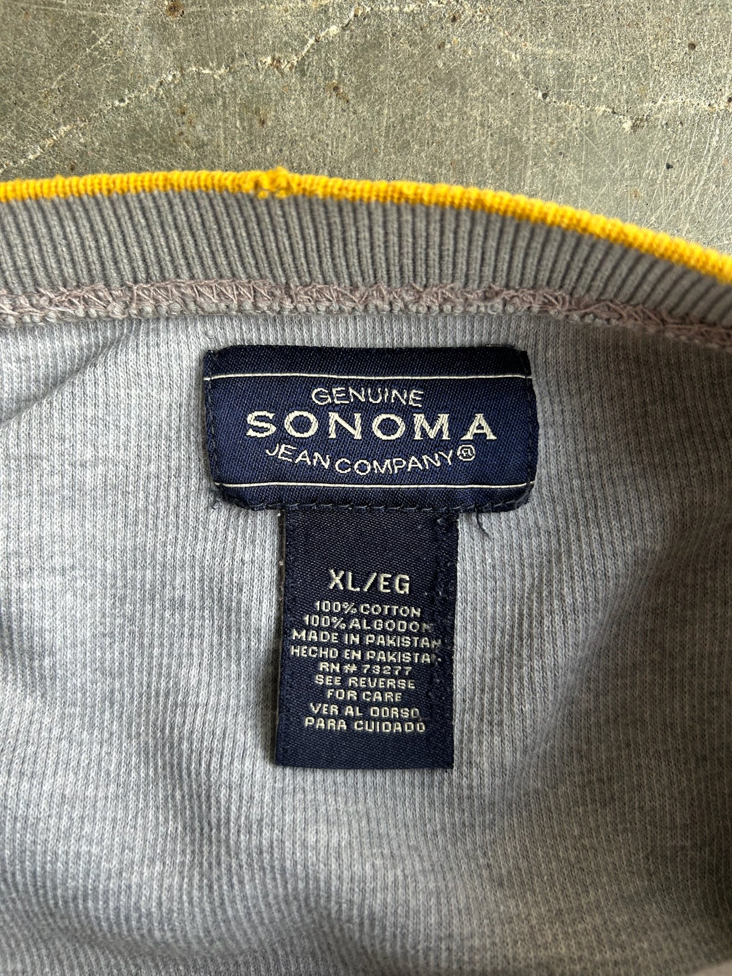 Vintage Grey Sonoma Thermal Long Sleeve - XL