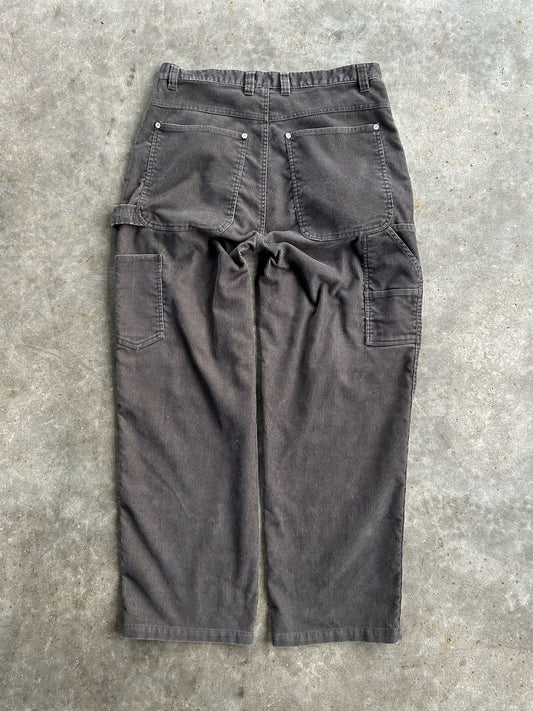 Black Corduroy No Boundaries Carpenter Pants - 34