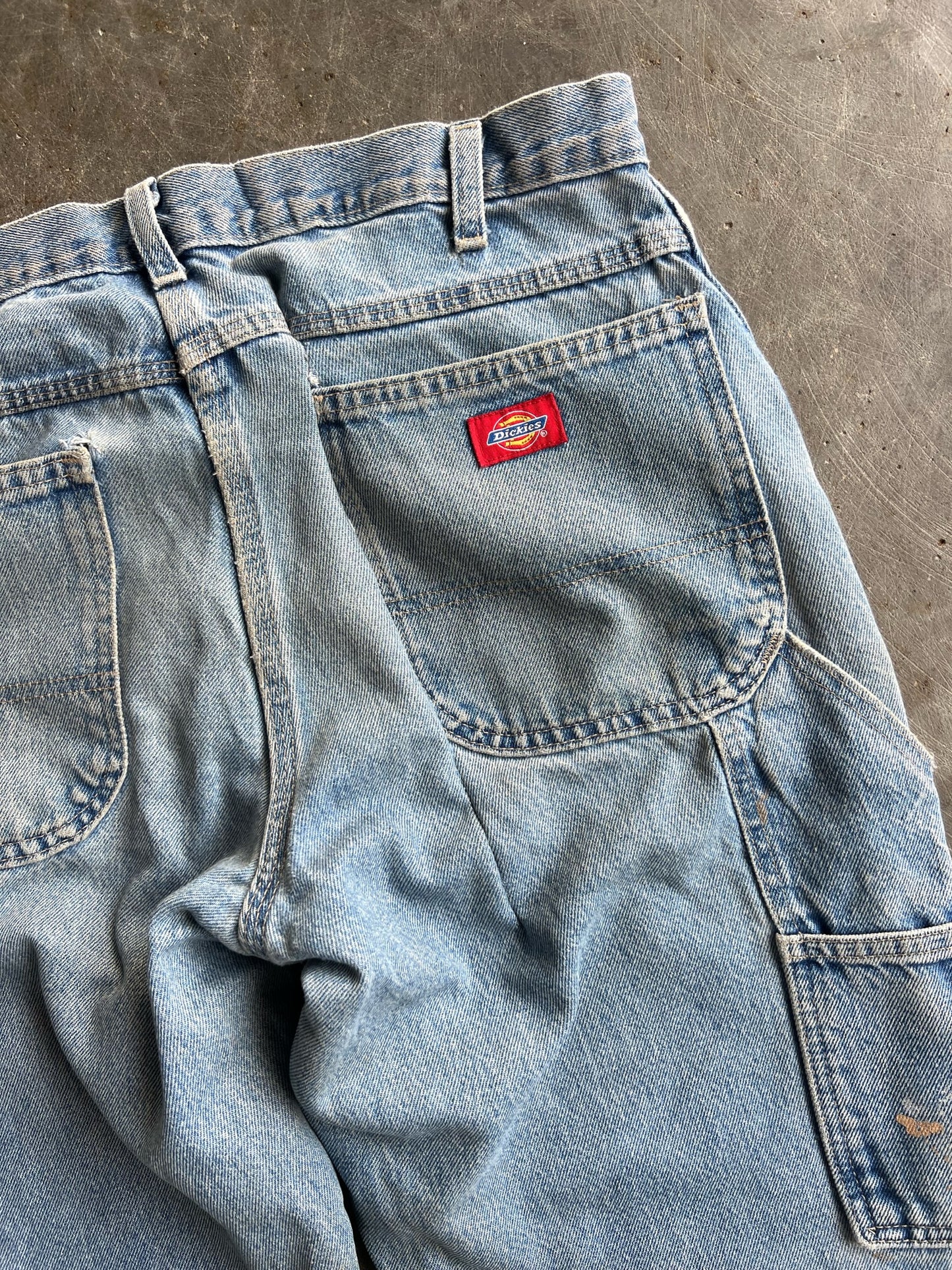 Vintage Faded Painted Dickies Double Knee - 36