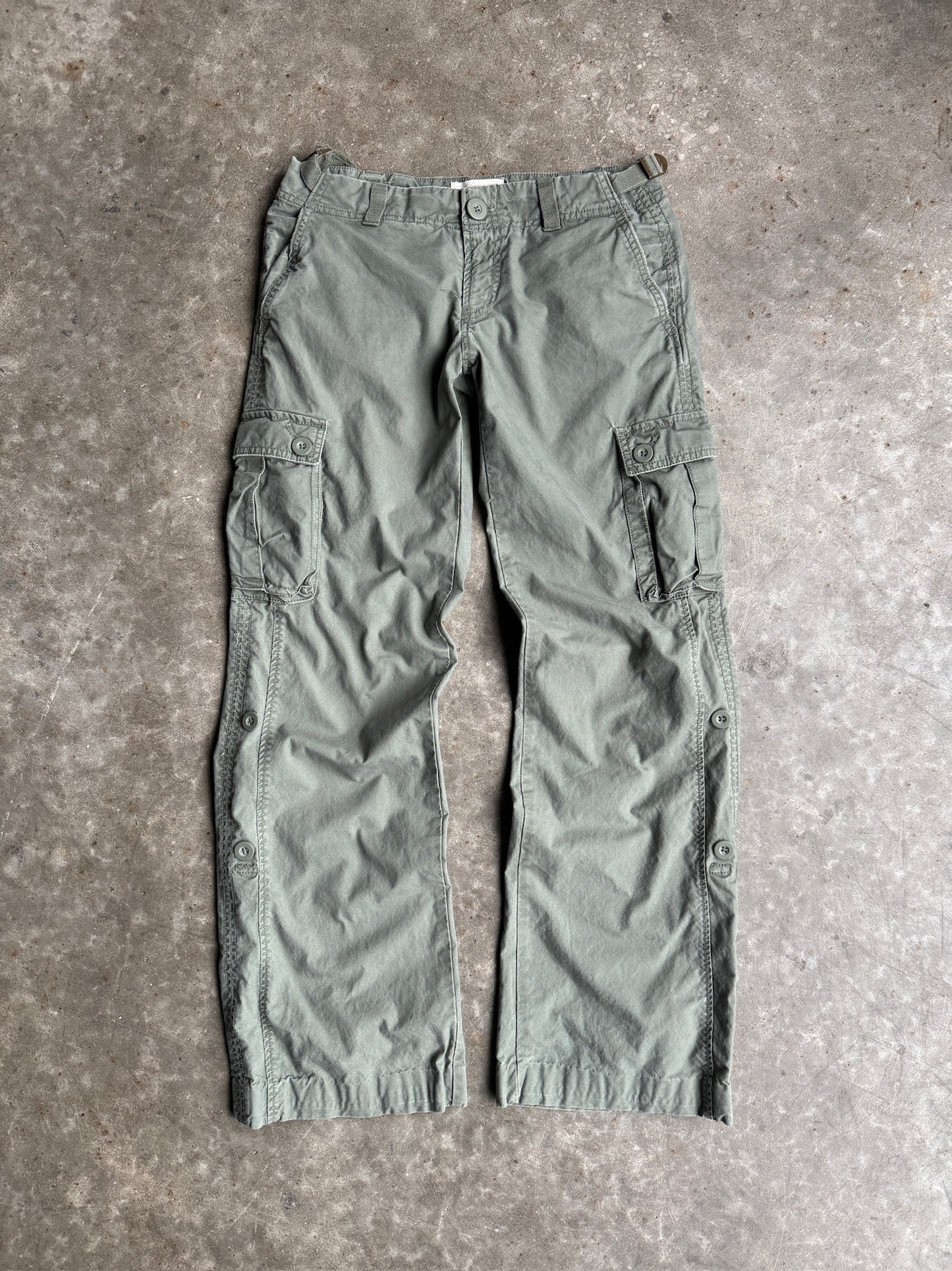 Vintage Hunter Green Old Navy Cargo Pants - 28