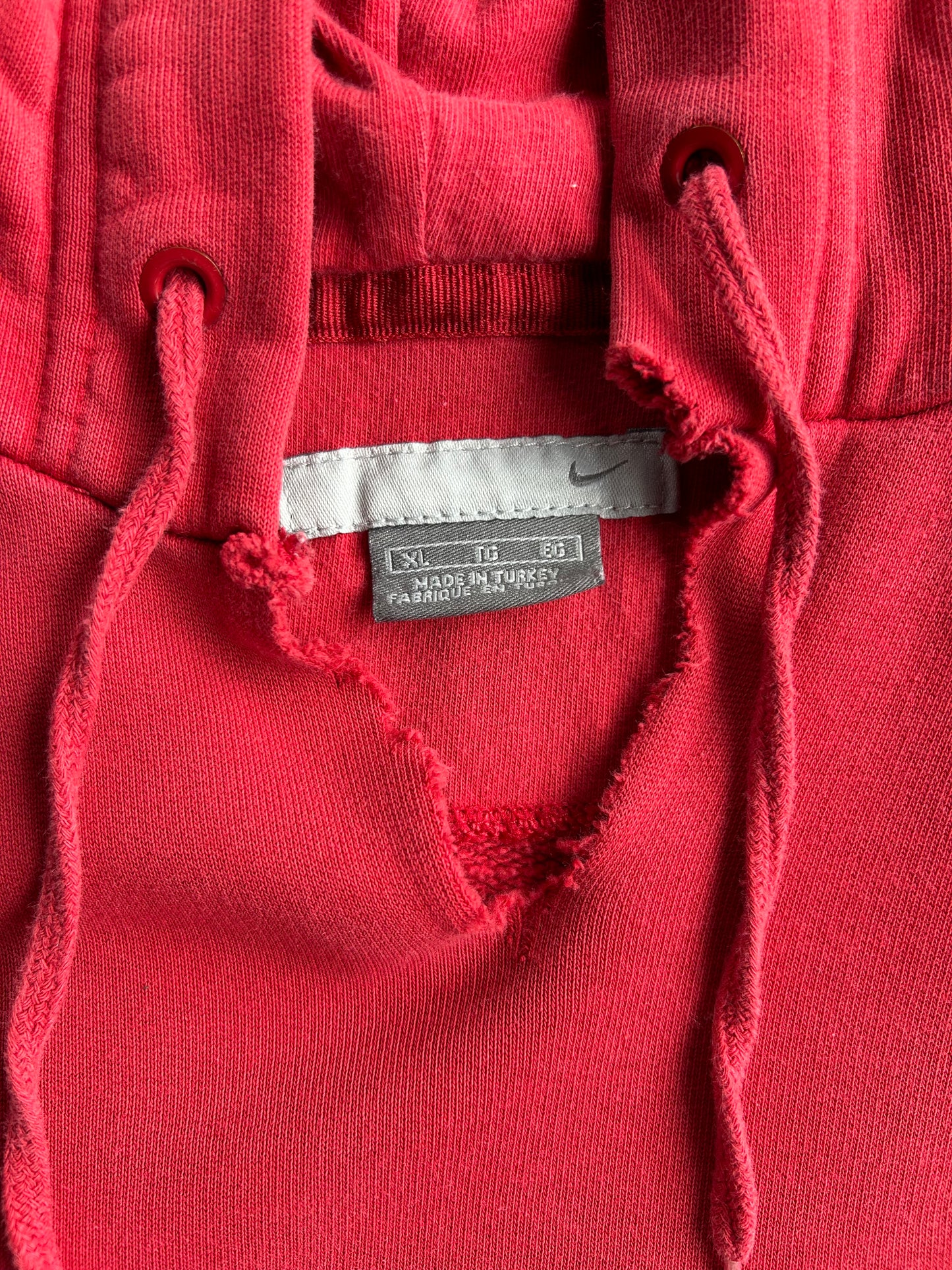 Vintage Red Nike Hoodie - XL