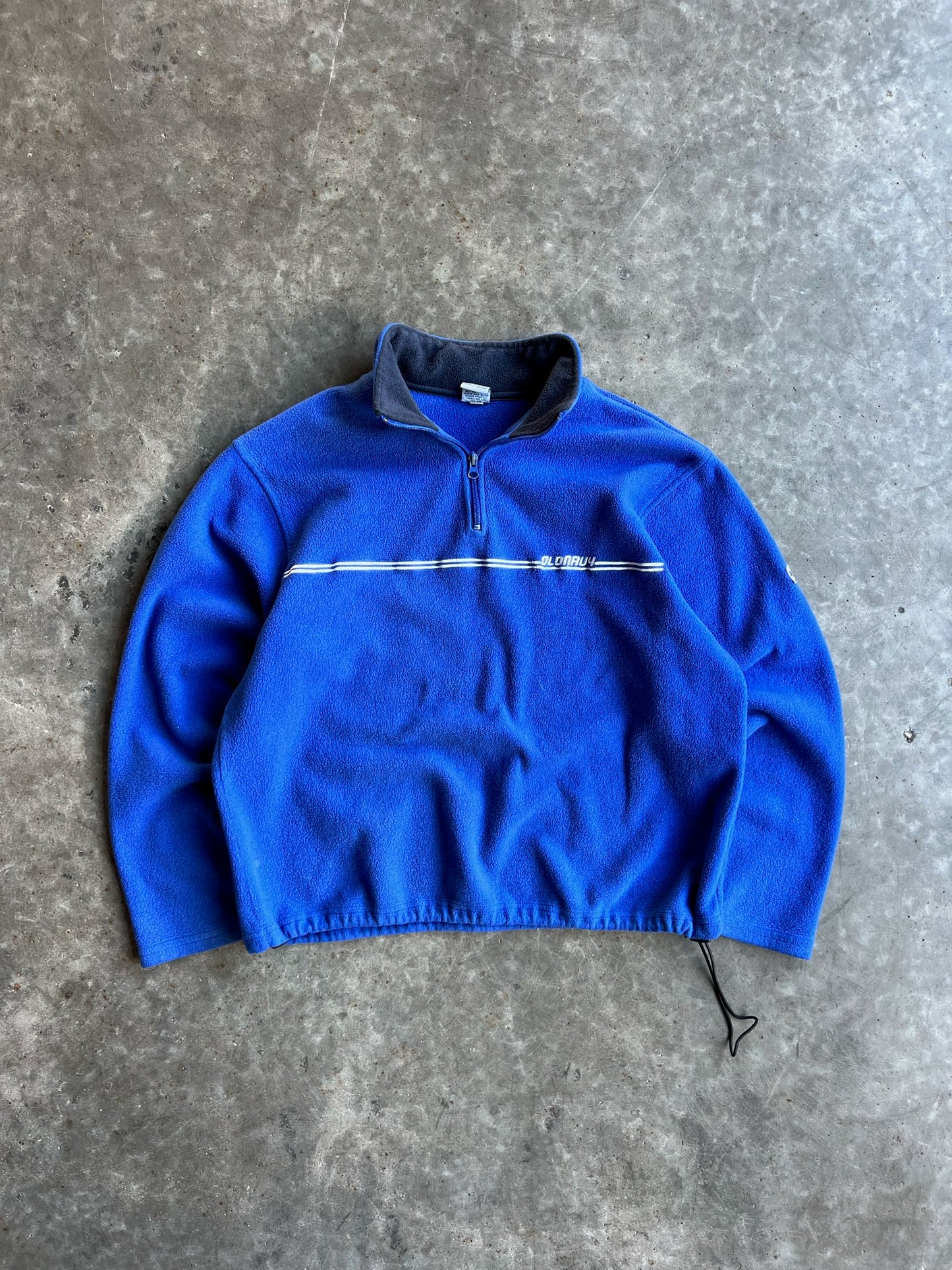 Blue Fleece Old Navy Quarter Zip - XL