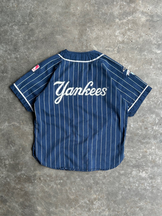 Vintage Navy Yankees Baseball Jersey - L