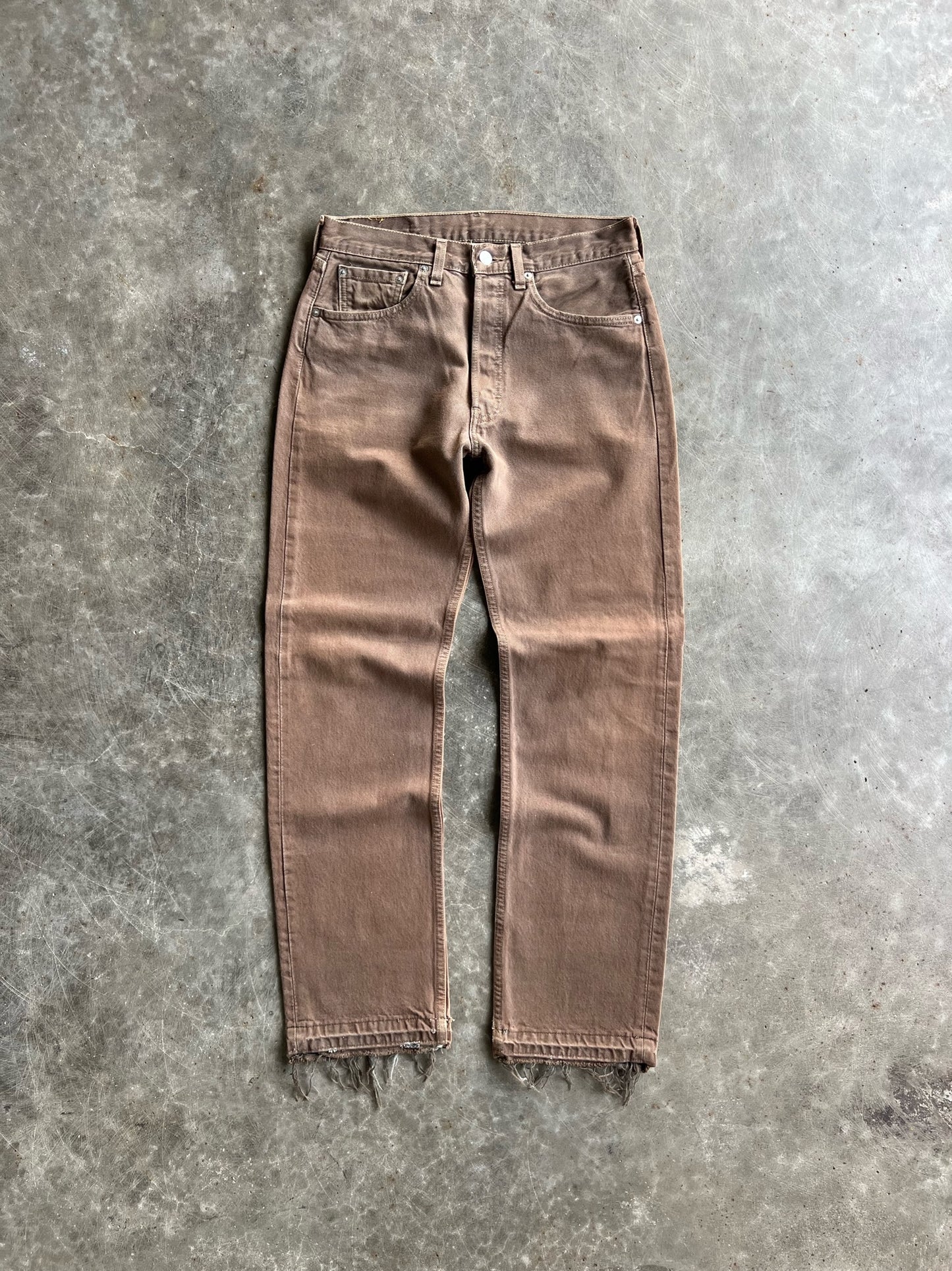 Vintage Brown Levi's 501 Pants - 32