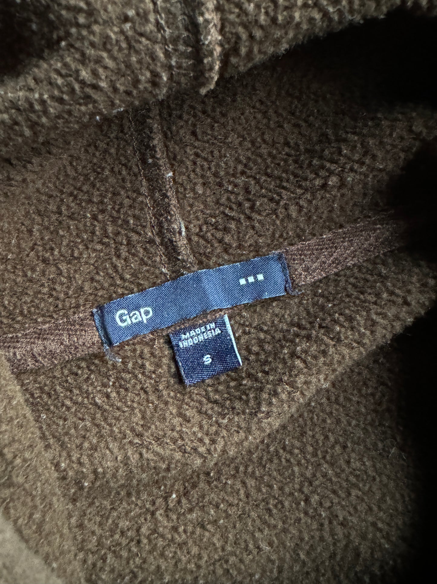 Vintage Brown Gap Hoodie - S