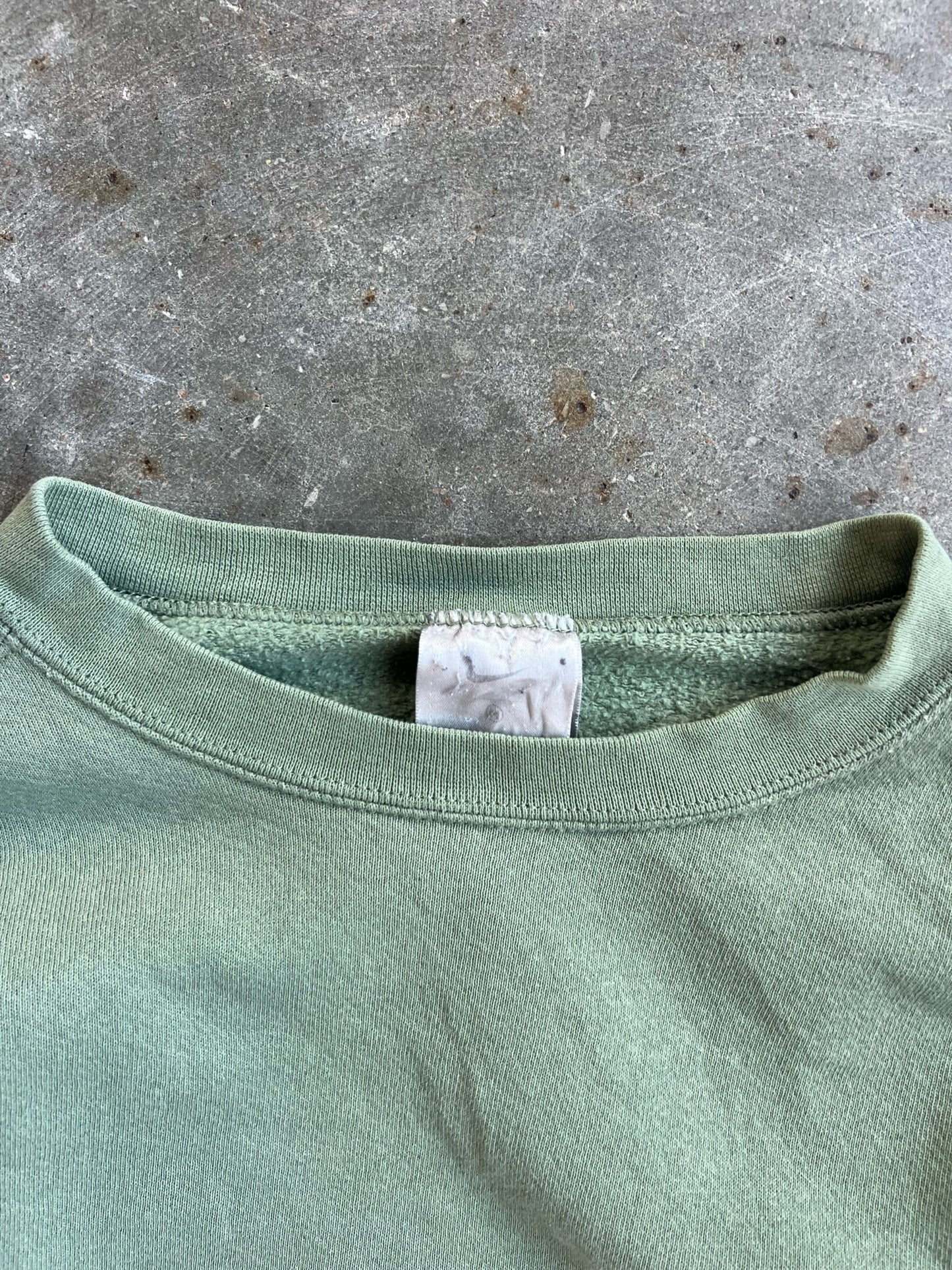 Vintage Light Green Mini Nike Swoosh Crew - M