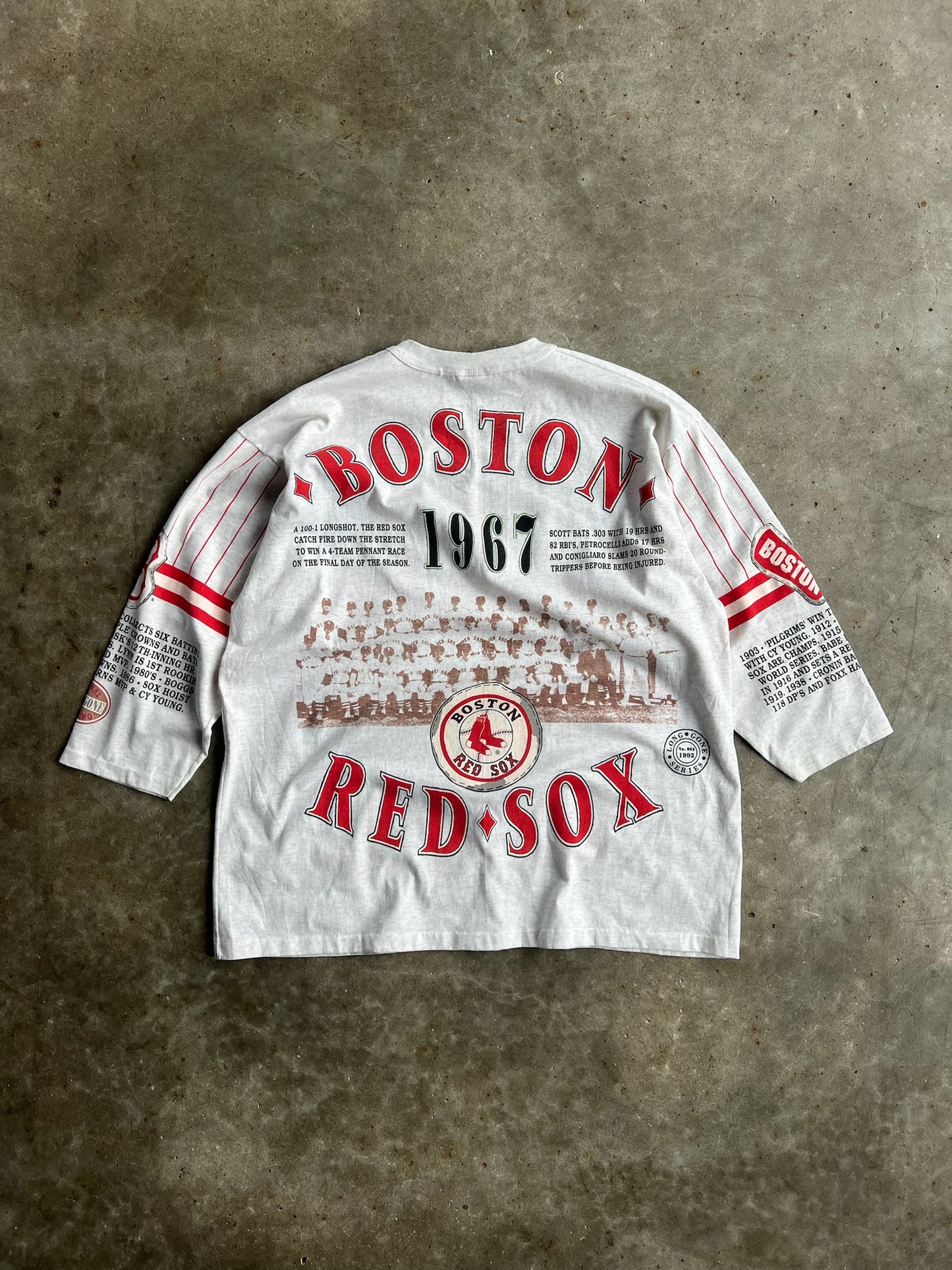 Vintage Boston Red Sox Single Stitch Long Gone Shirt - XL