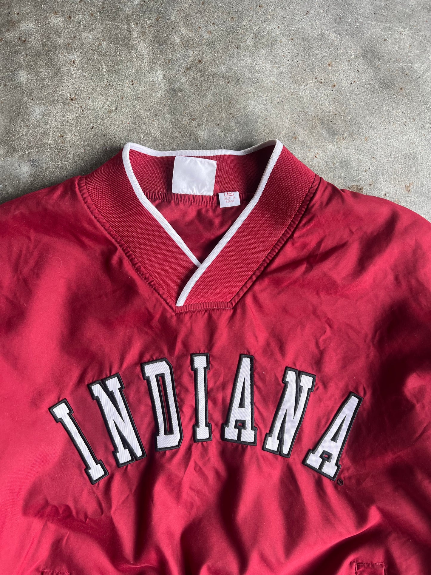 Vintage Red Indiana Windbreaker - L