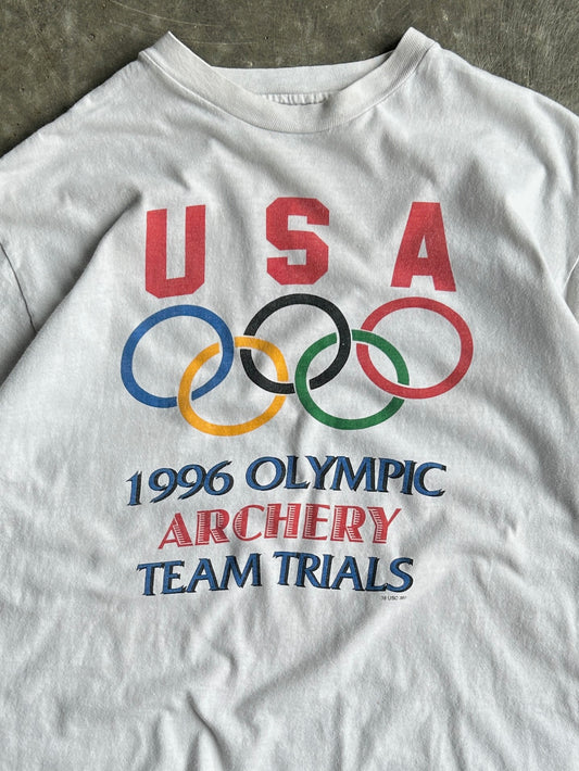 Vintage 1996 Olympic Archery Team Shirt - L
