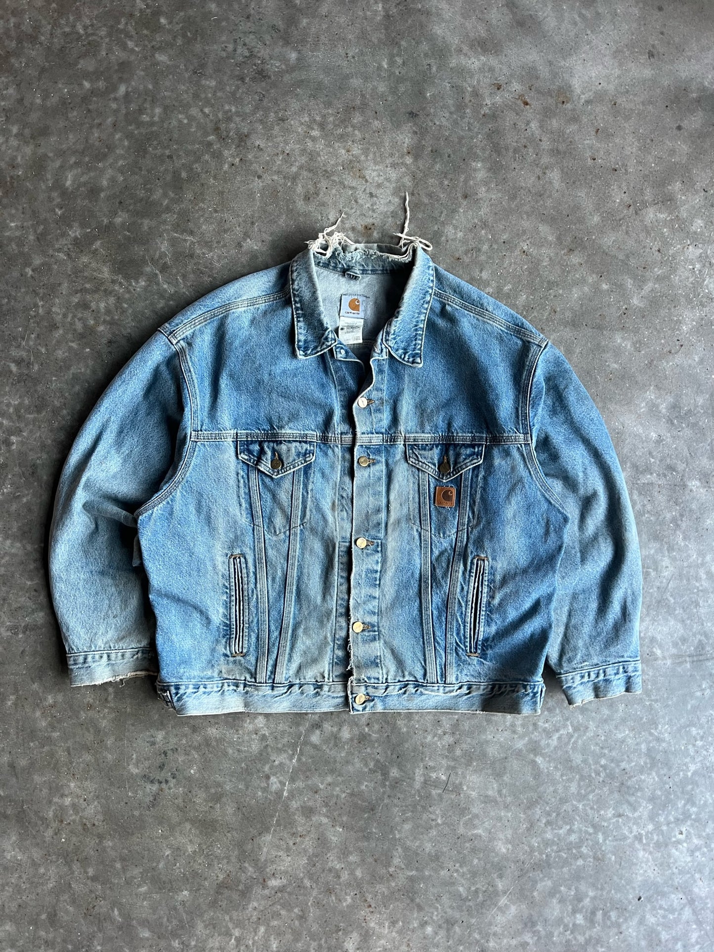 Vintage Denim Carhartt Jacket - XXL