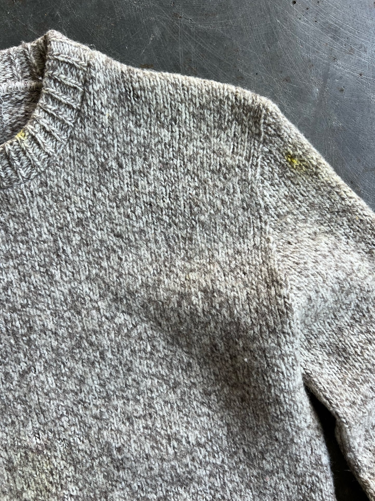 Vintage Light Brown LL. Bean Sweater - M